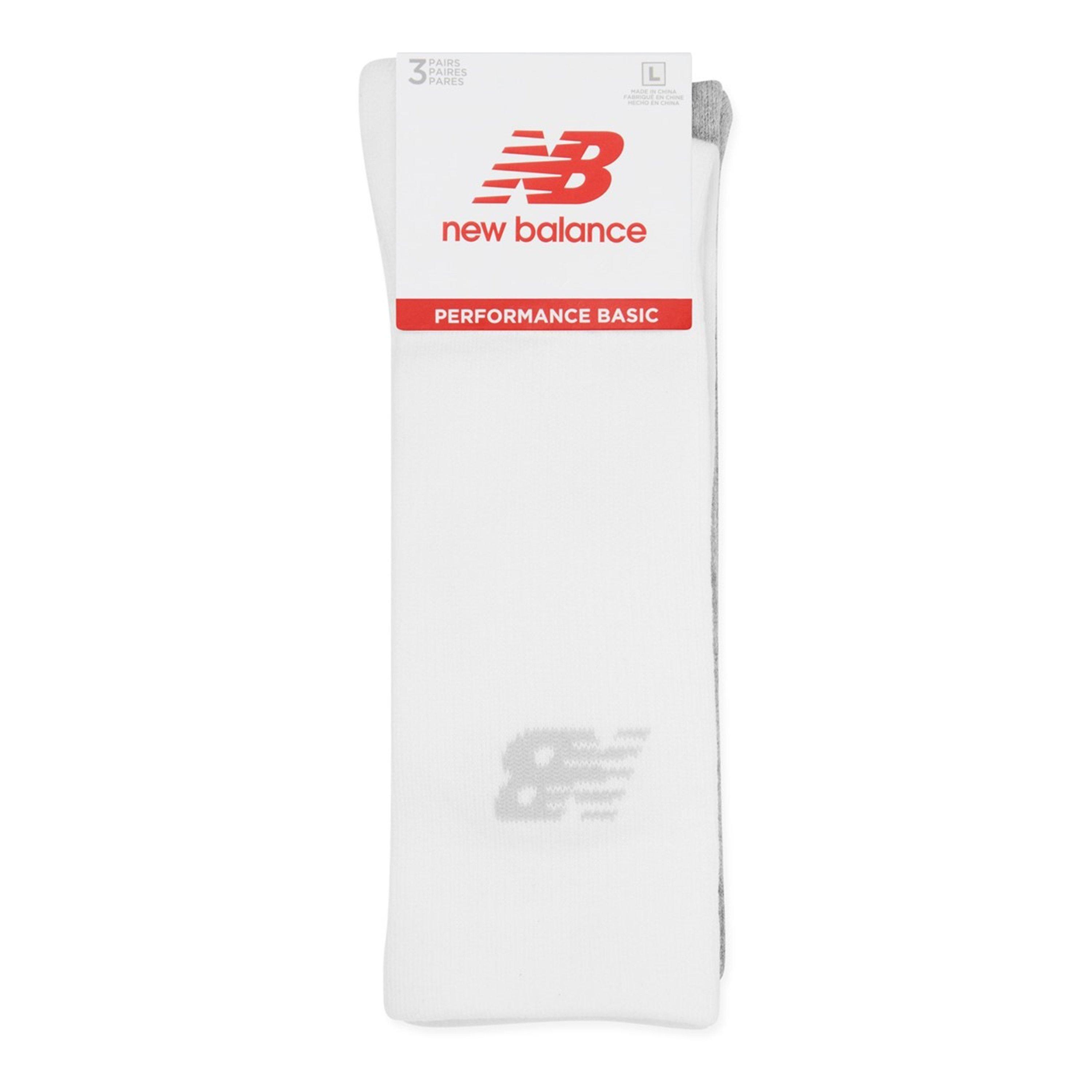 White Multi - New Balance - Crew Socks 3 Pack - 3