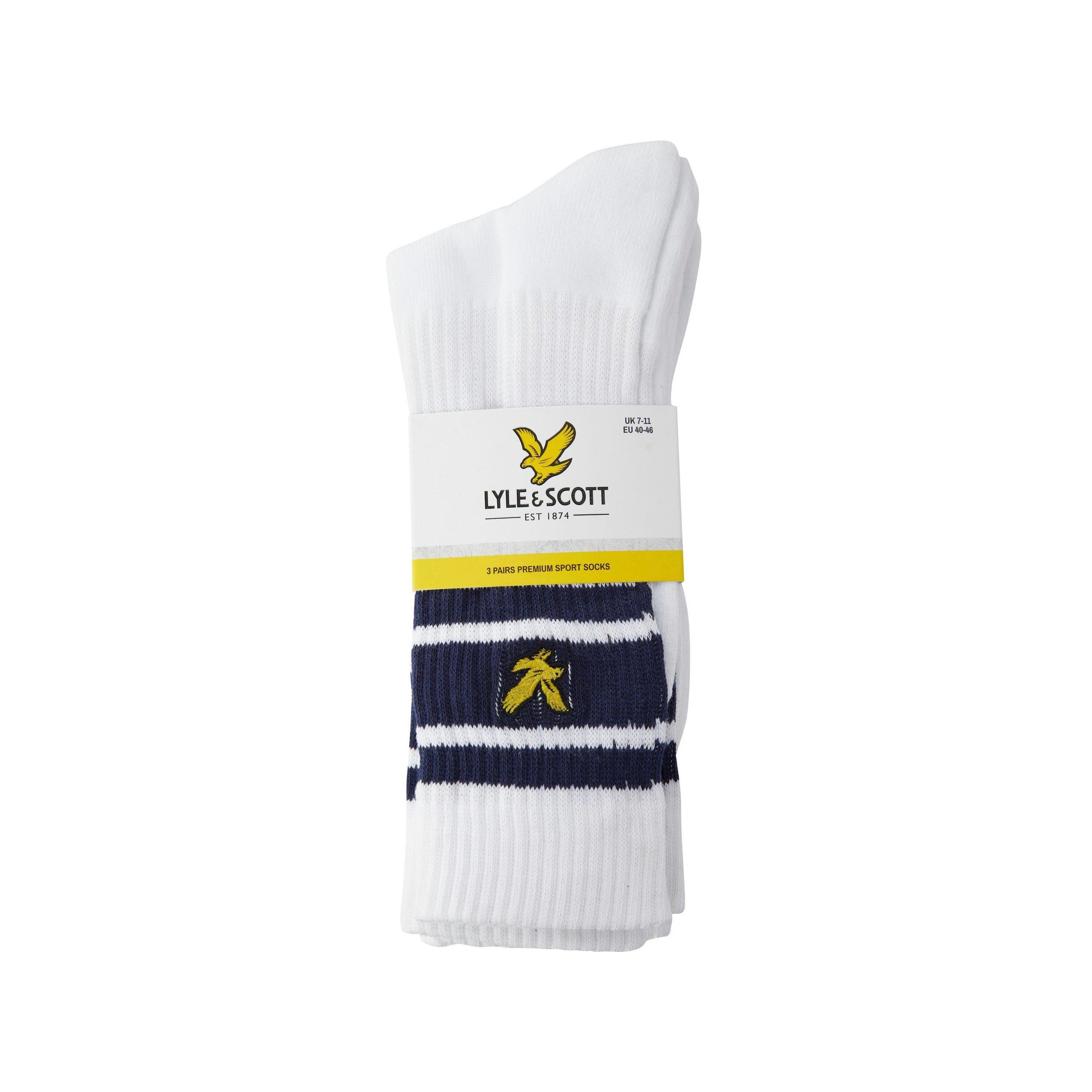 Bright White - Lyle and Scott - Lyle Grant 3Pk Sn99 - 3