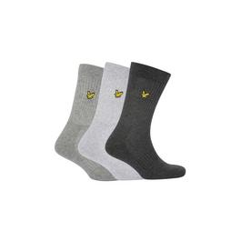 Lyle and Scott Lyle Hamilton 3 Pack Sports Socks