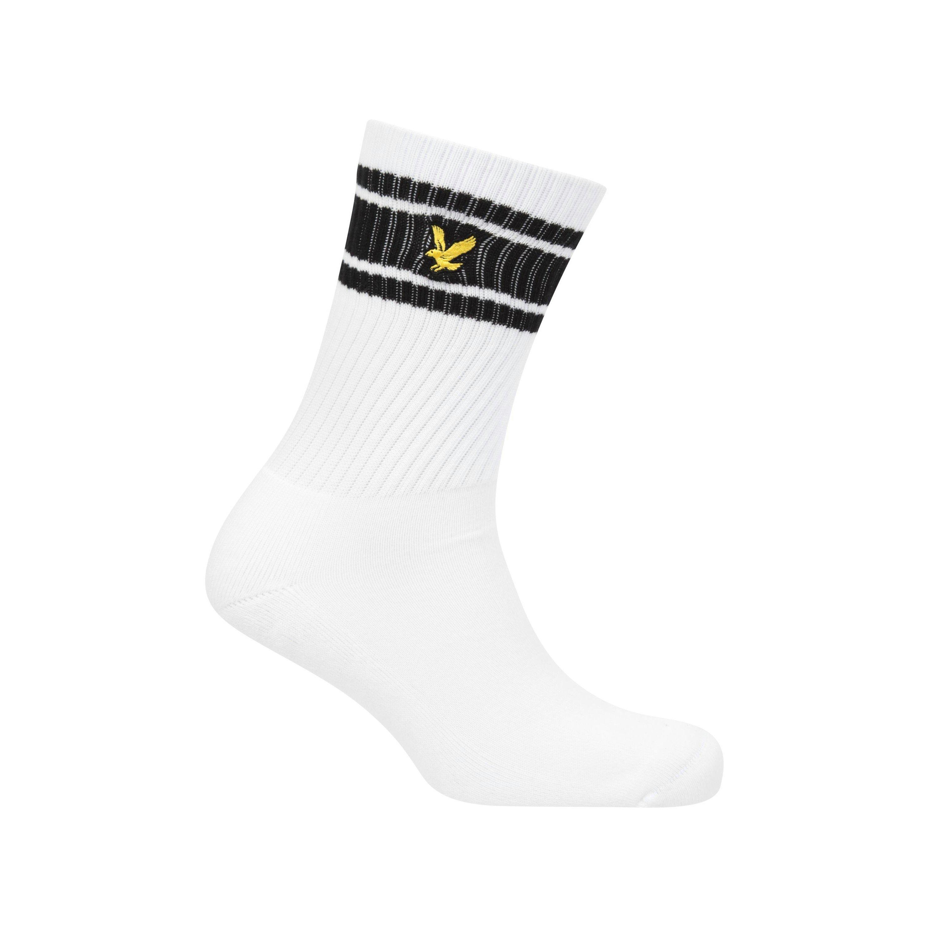 Wht/Gry/Blk - Lyle and Scott - Lyle Grant 3Pk Sn99 - 2