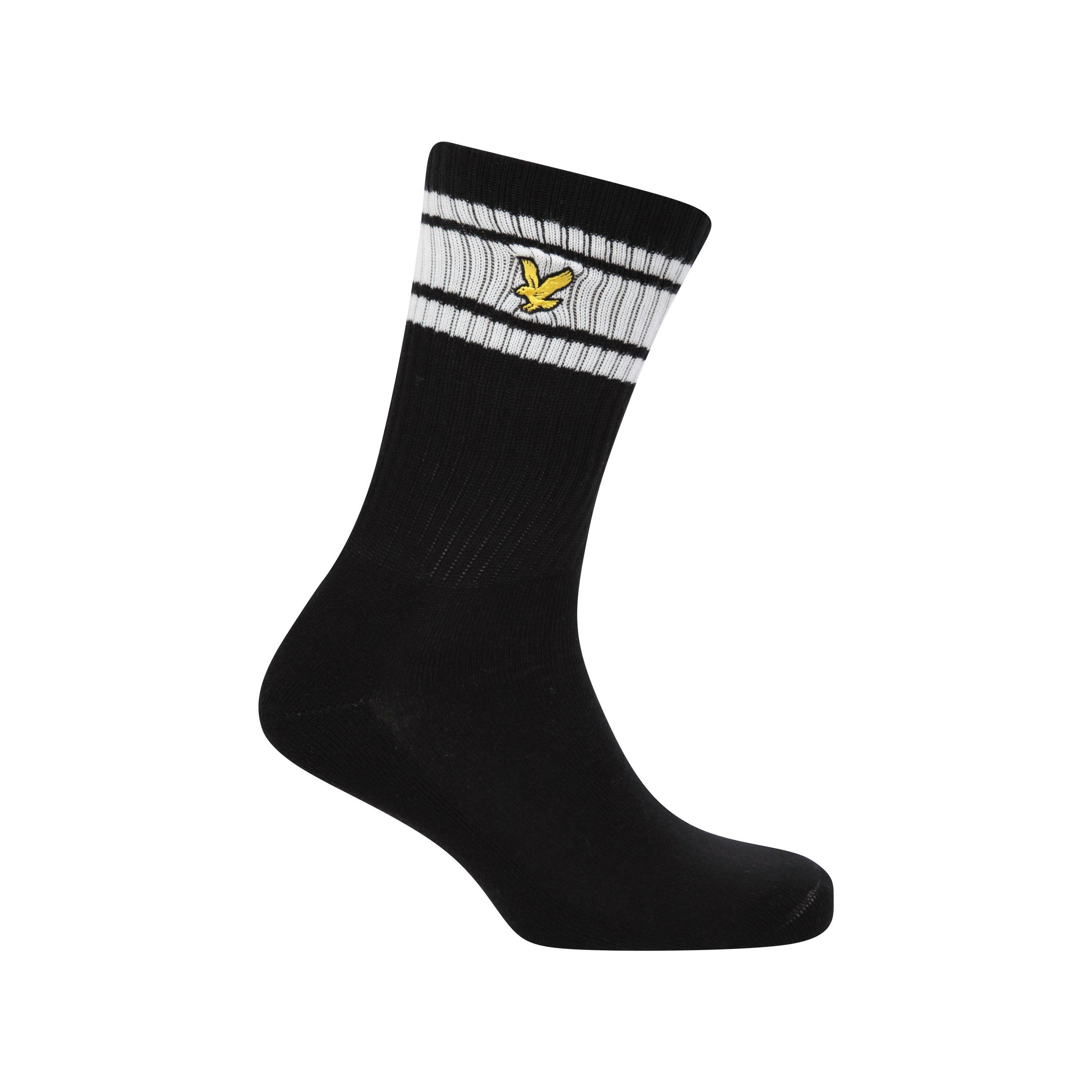 Wht/Gry/Blk - Lyle and Scott - Lyle Grant 3Pk Sn99 - 4