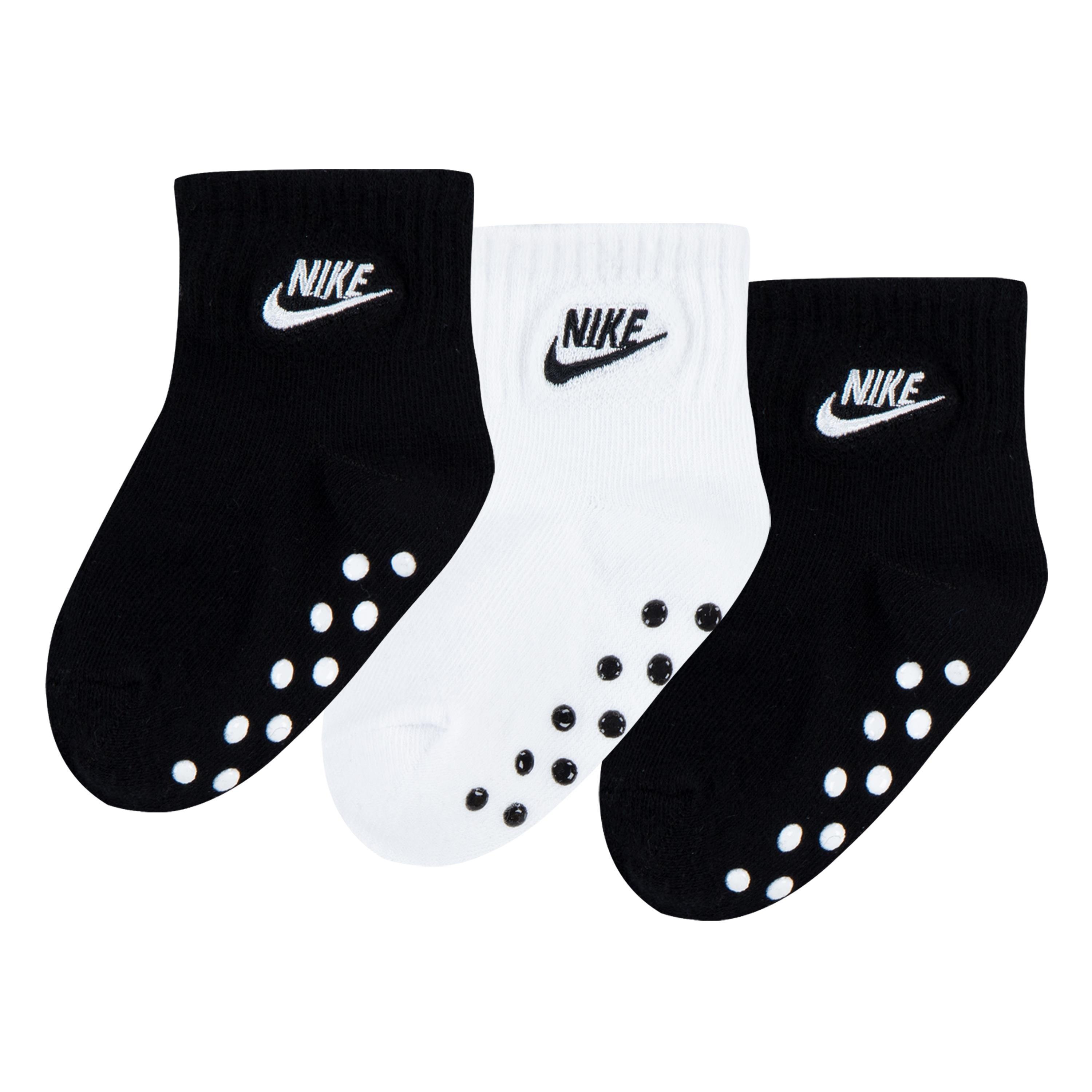 Nero/Bianco - Nike - Grippy Sock 3pk Baby - 1