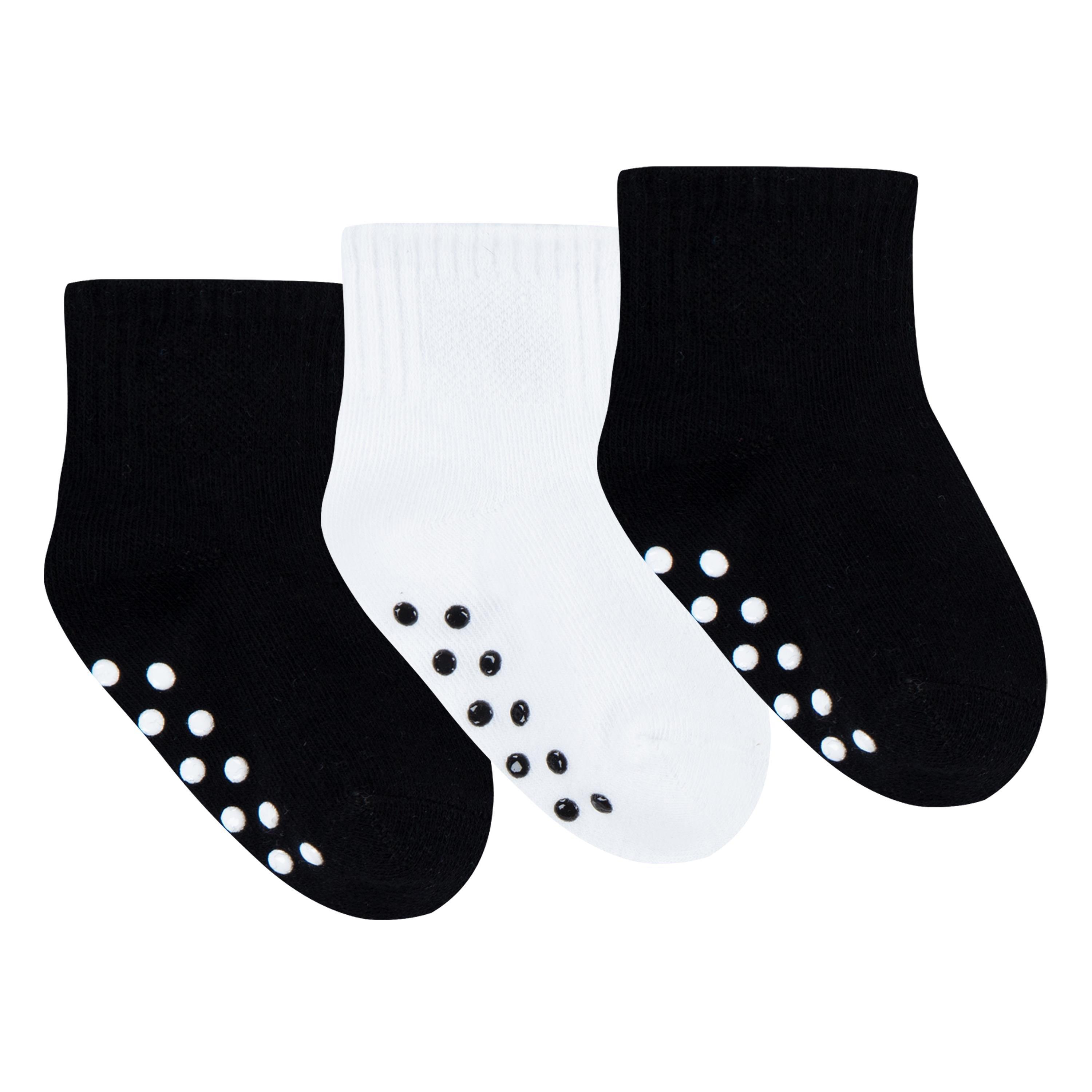 Black/White - Nike - Grippy Sock 3pk Baby - 2