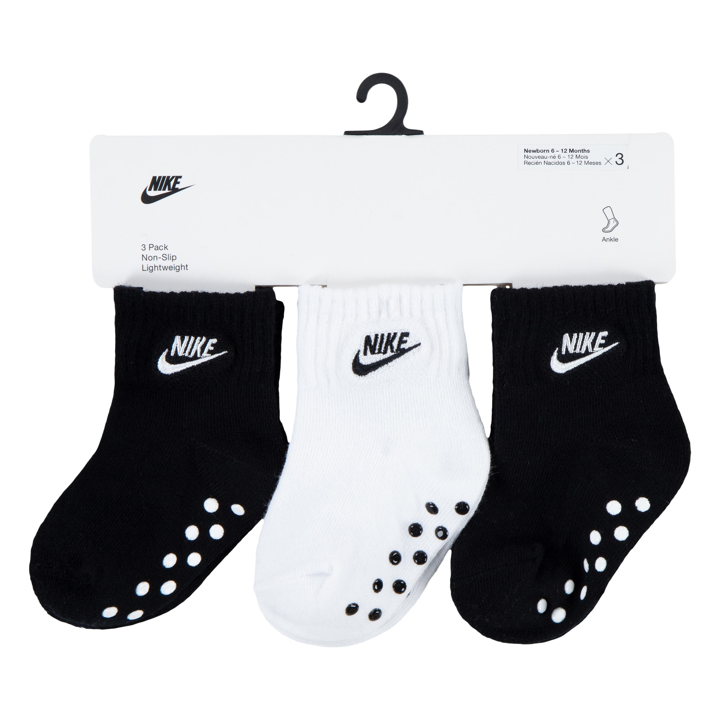 Nike Grippy Sock 3pk Baby Crew Socks FRASERS