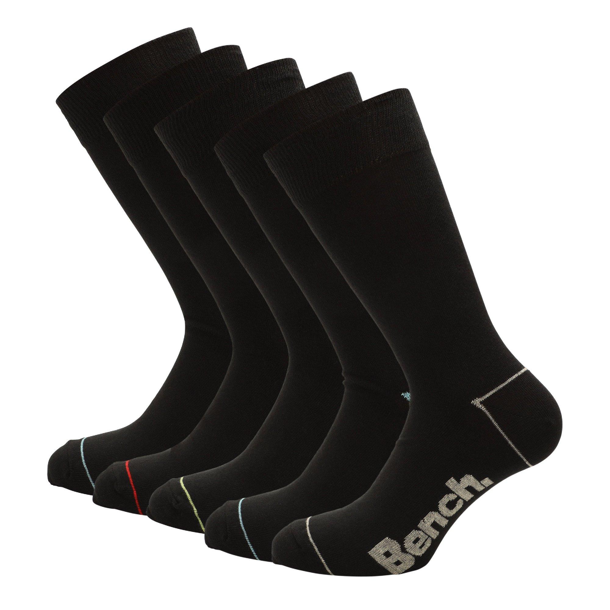 Crna - Bench - Bench Prax 5 Pk Sock Sn99 - 1