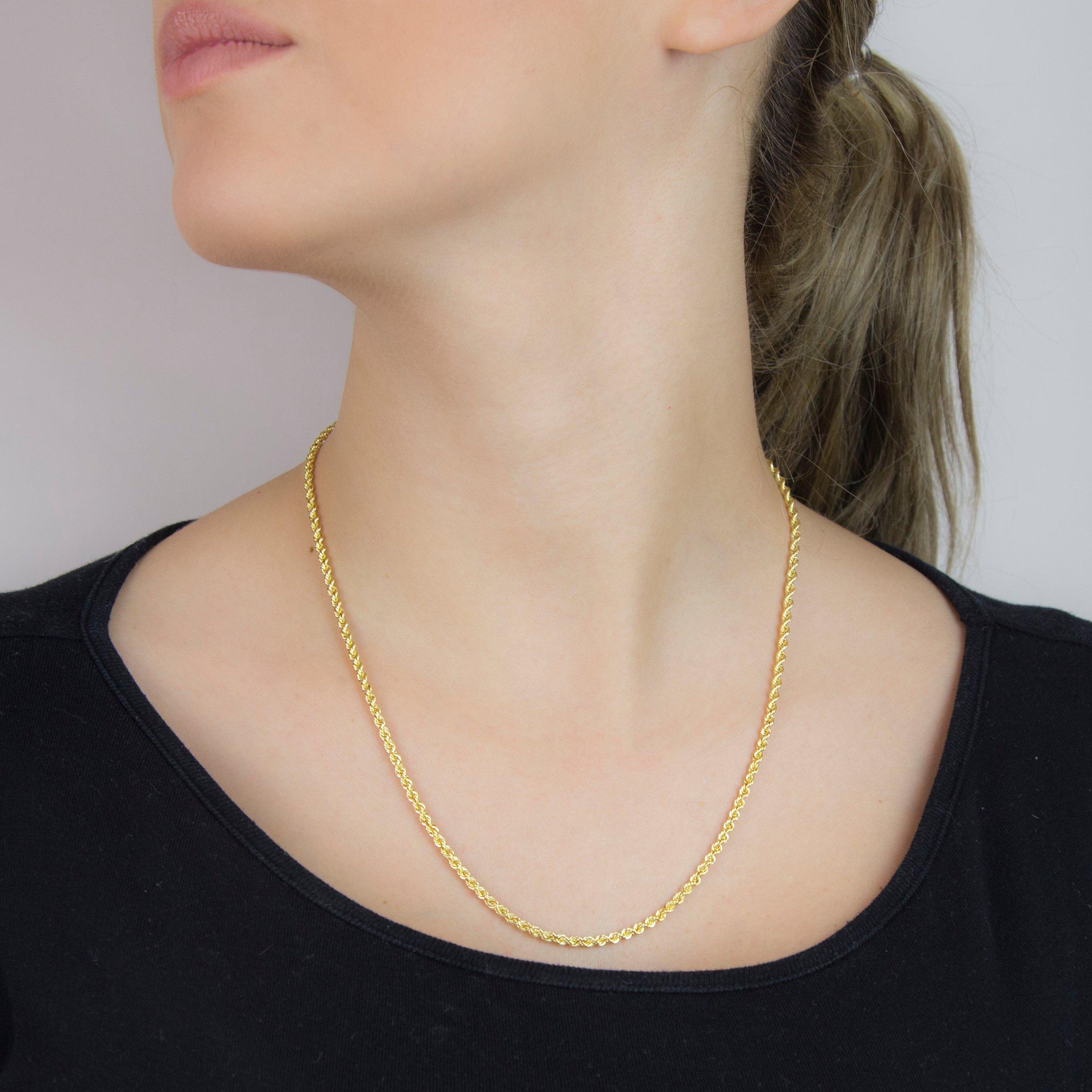 Yellow Gold - Be You - 9ct Gold Rope Chain - 2