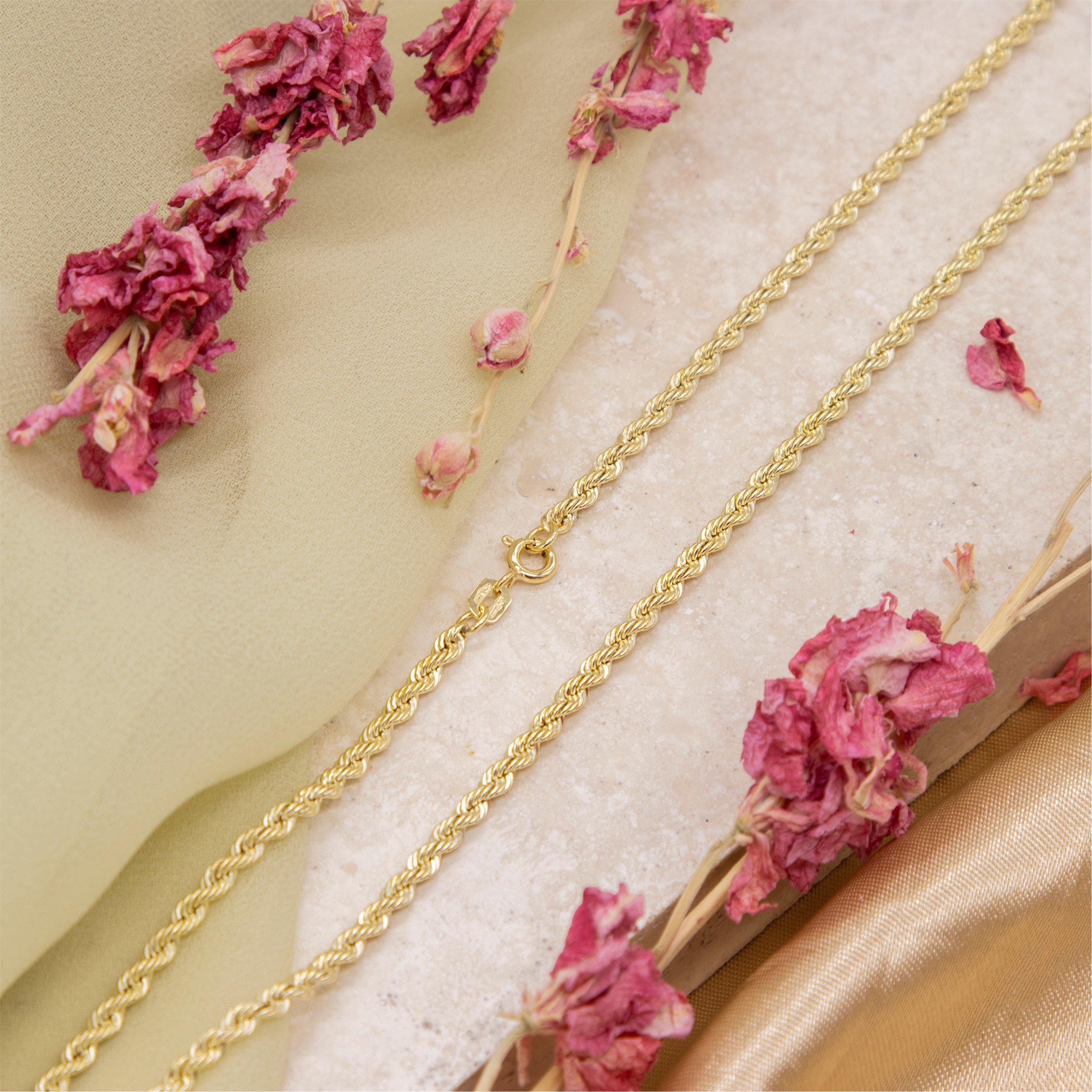 Yellow Gold - Be You - 9ct Gold Rope Chain - 3