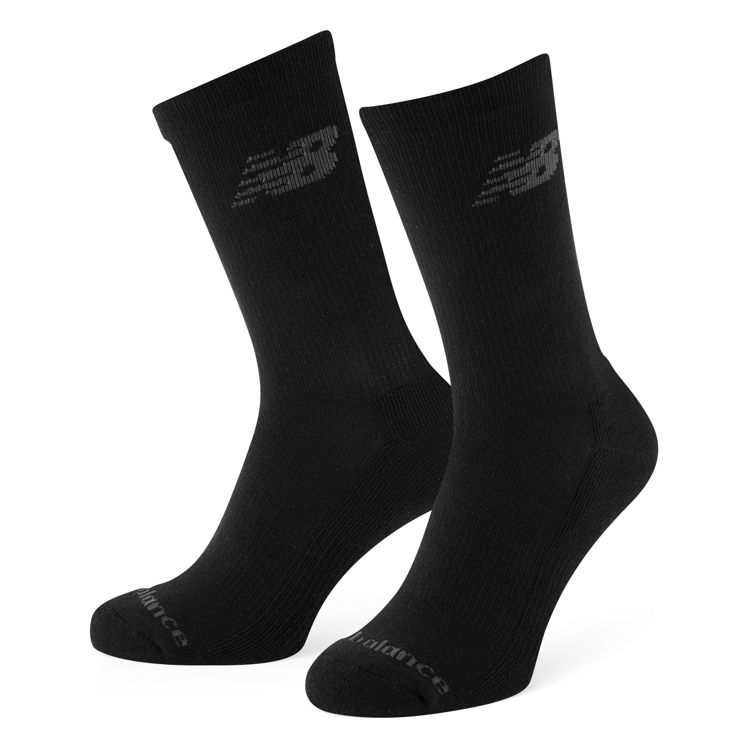 Zwart - New Balance - Kids 3 Pack of Crew Socks - 3