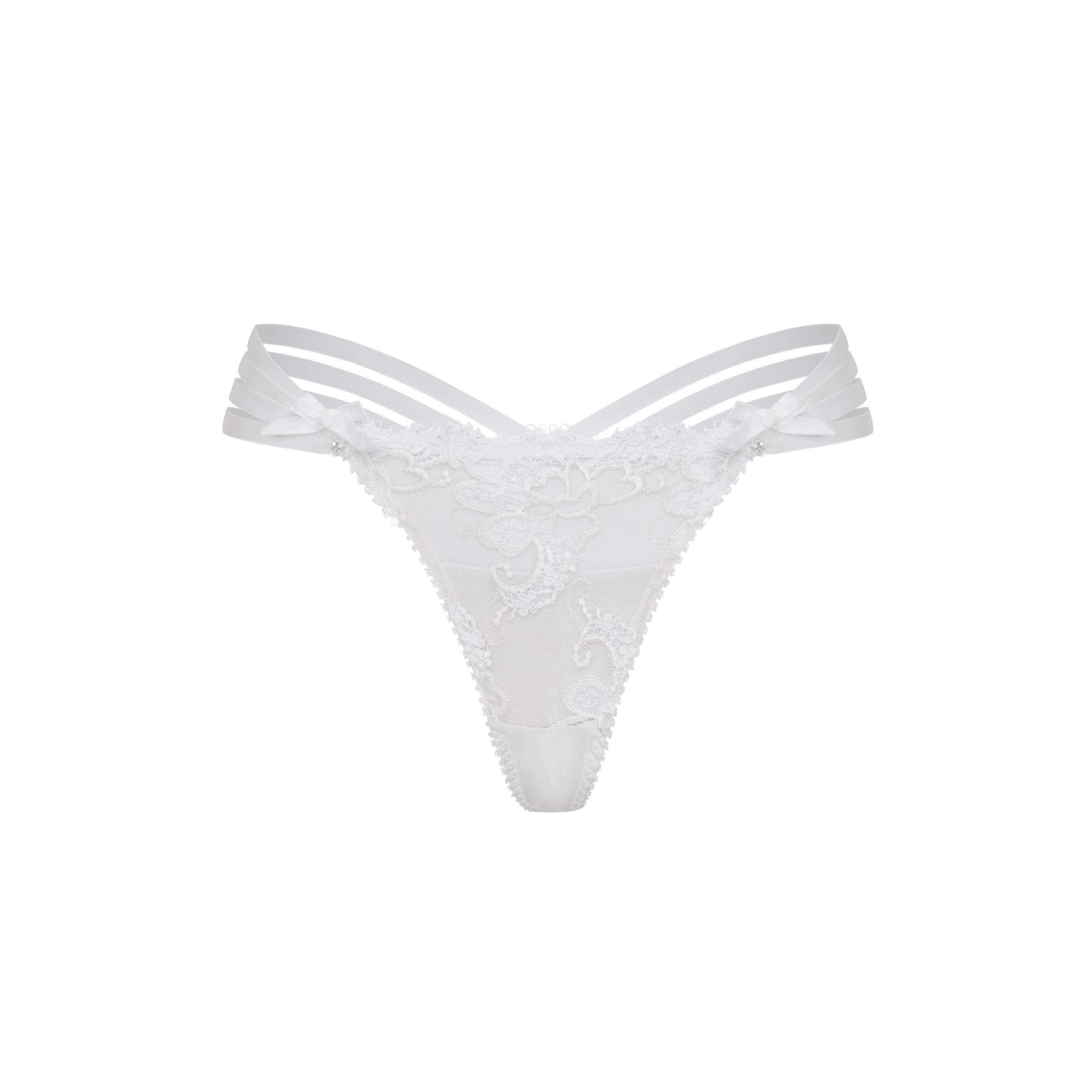 White/White - Agent Provocateur - DIONI Thong