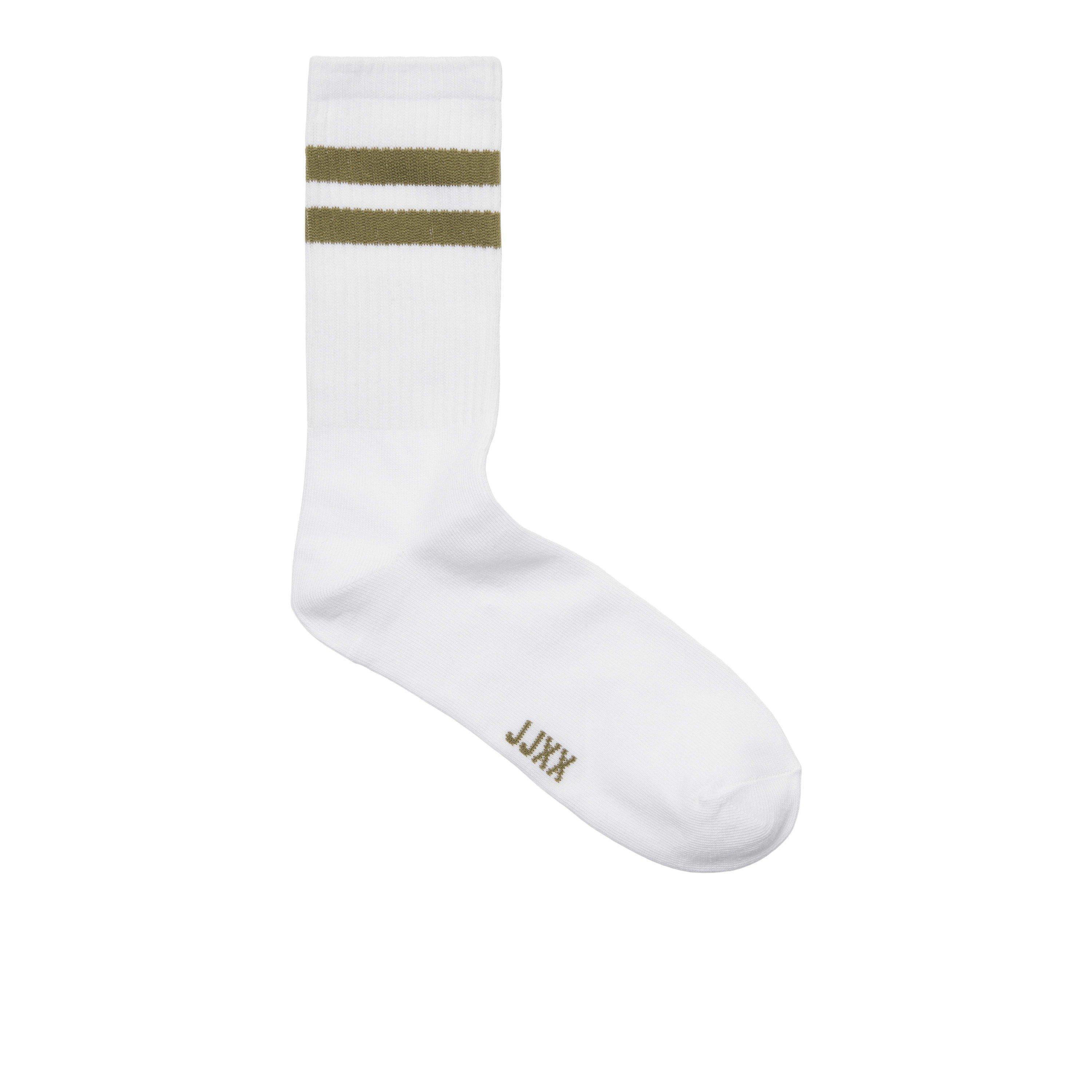 Wine/Orchid - JJXX - Women's Tennis 3 Pack Crew Socks - 3