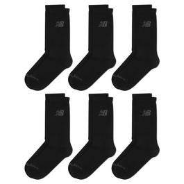 New Balance NB 6 Pack of Crew Socks Juniors