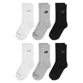 New Balance NB 6 Pack of Crew Socks Juniors