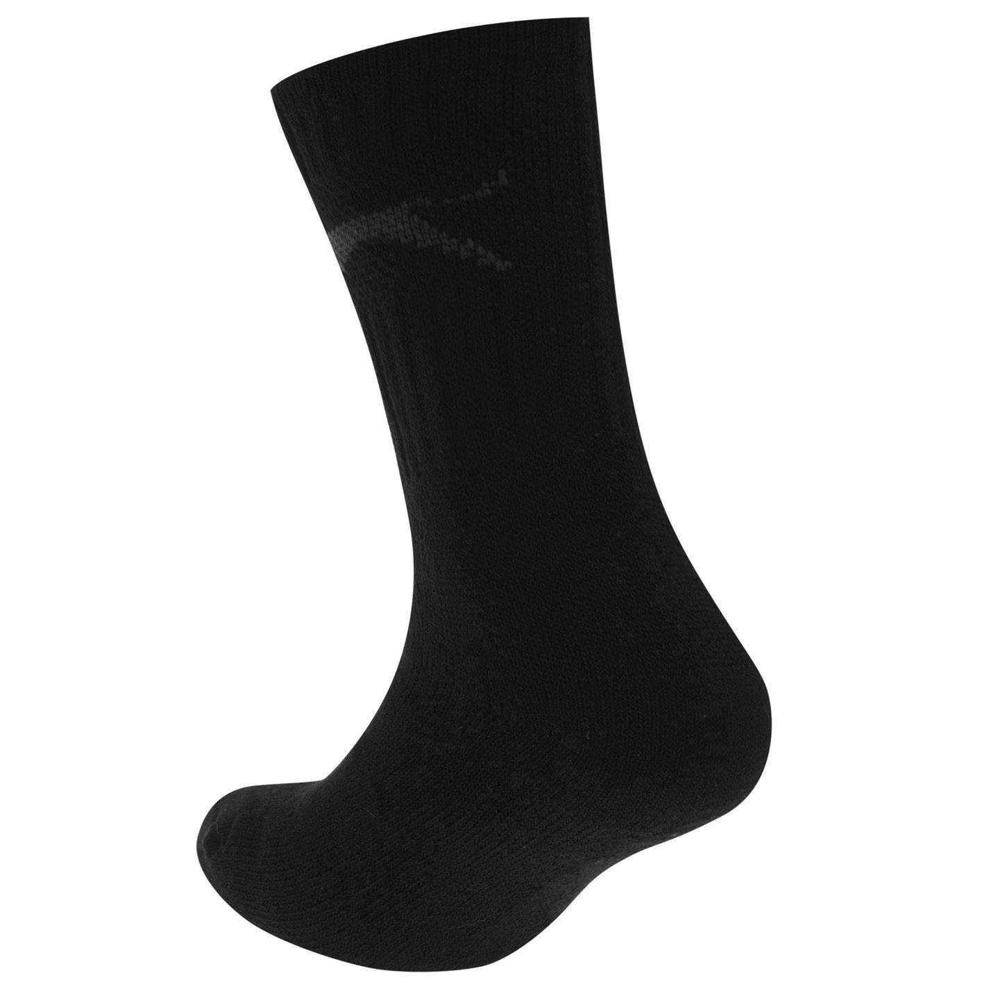 Black - Slazenger - 5 Pack Crew Socks Junior - 3