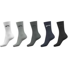 Slazenger 5 Pack Crew Socks Junior