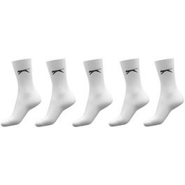 Slazenger 5 Pack Crew Socks Ladies