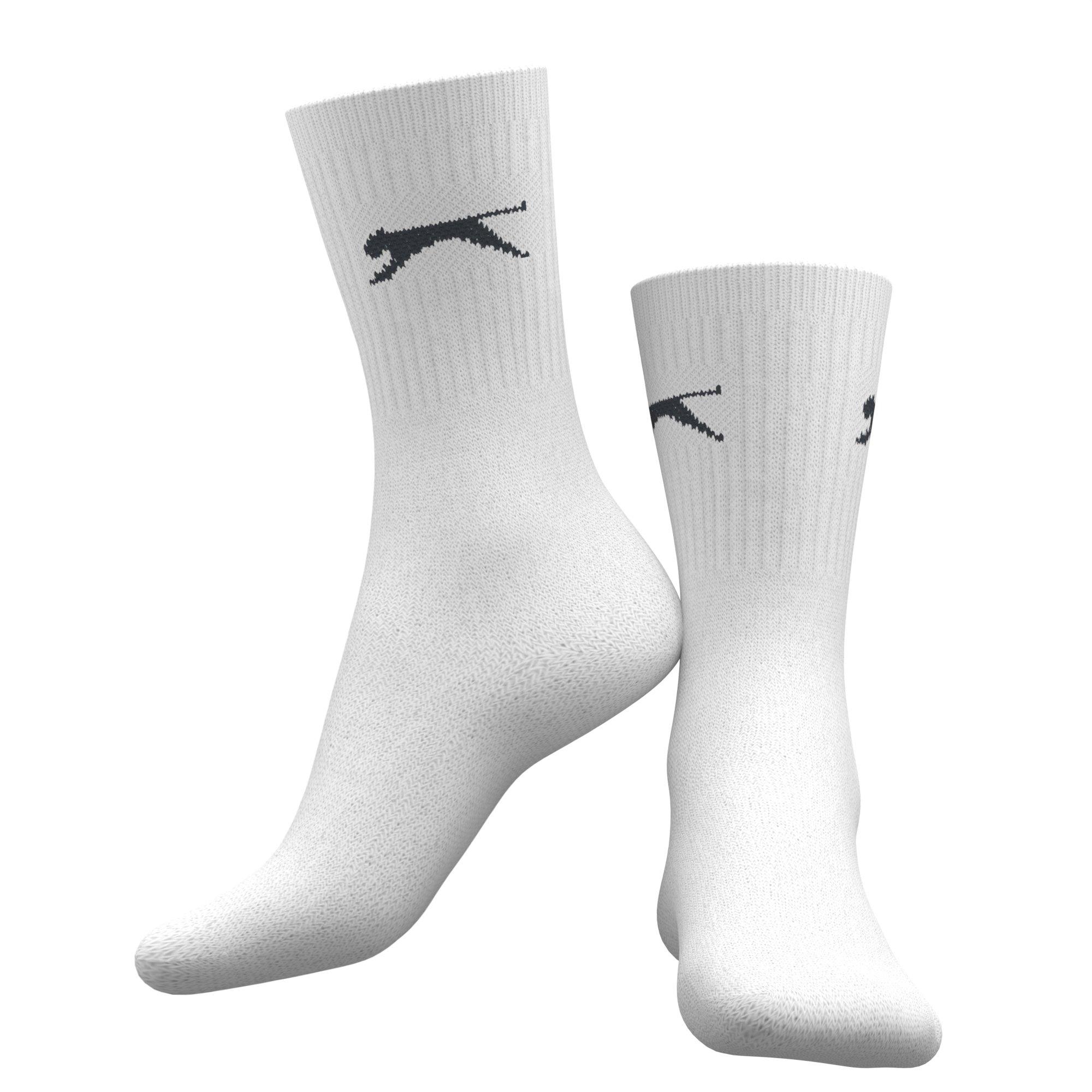 Hvid - Slazenger - 5 Pack Crew Socks Ladies - 2