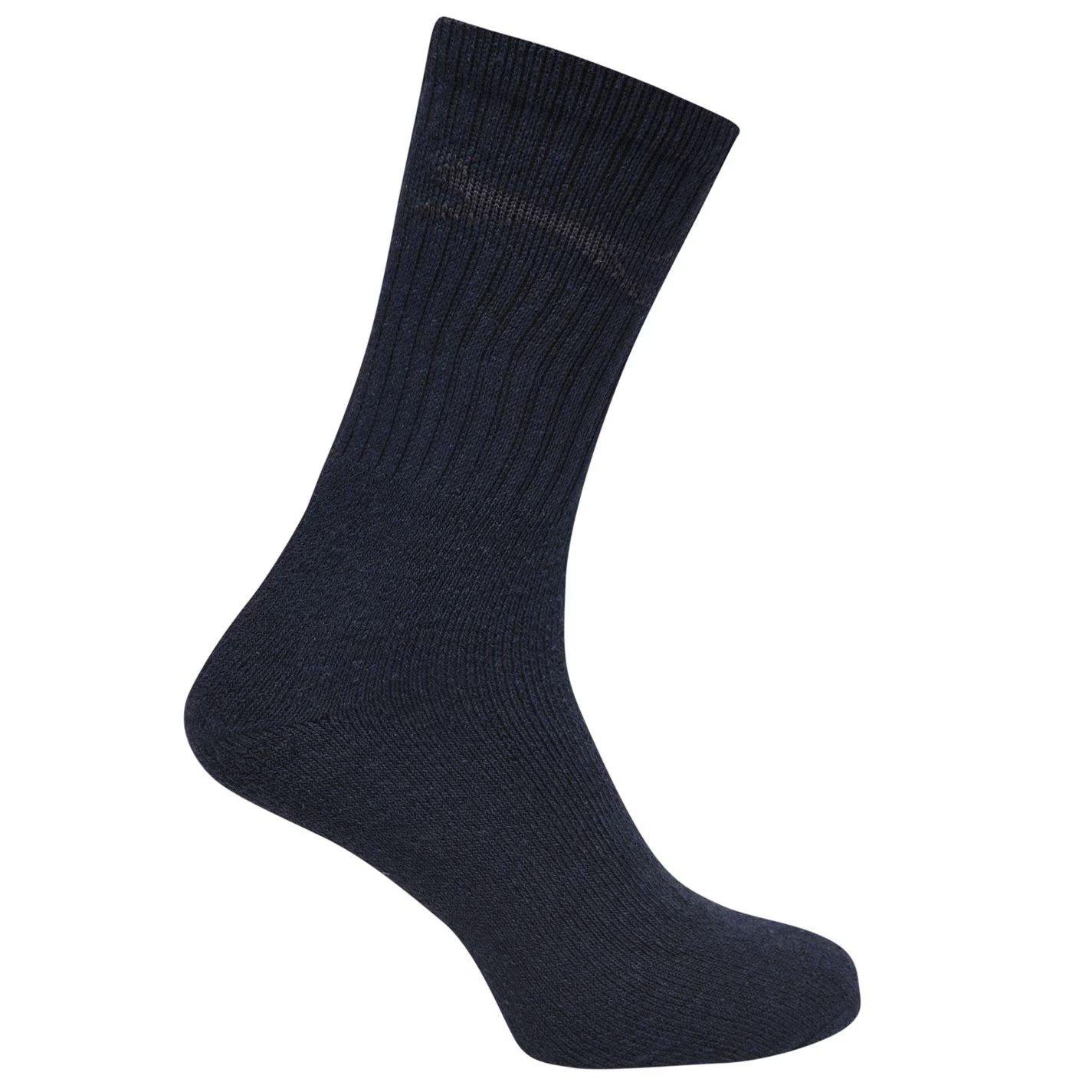 Black - Slazenger - 5 Pack Crew Socks Ladies - 3