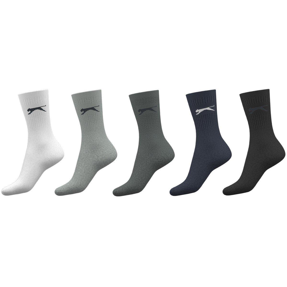 Slazenger Women's 5 Pack Crew Socks -  - Ladies 4-8
