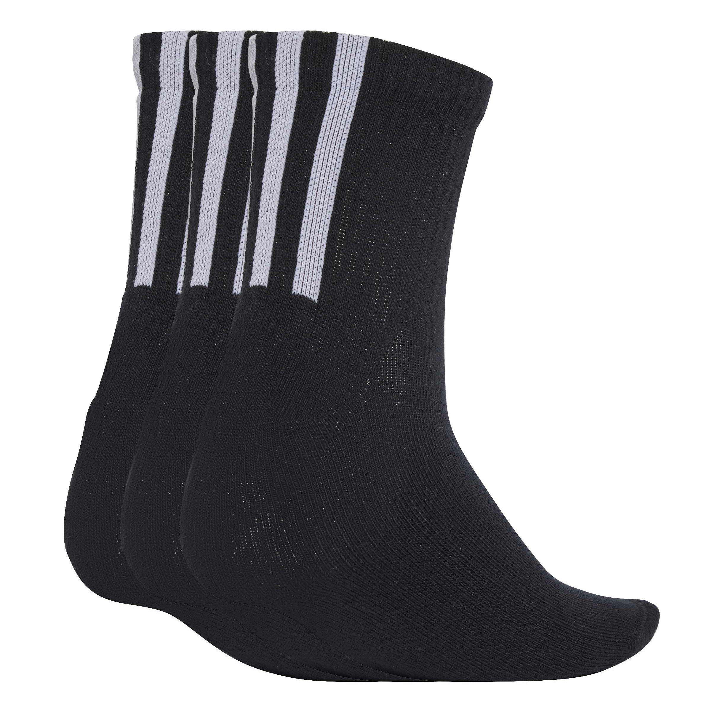 Black/Black - adidas Originals - Adidas 3S 1/4 Socks 3p 64 - 1
