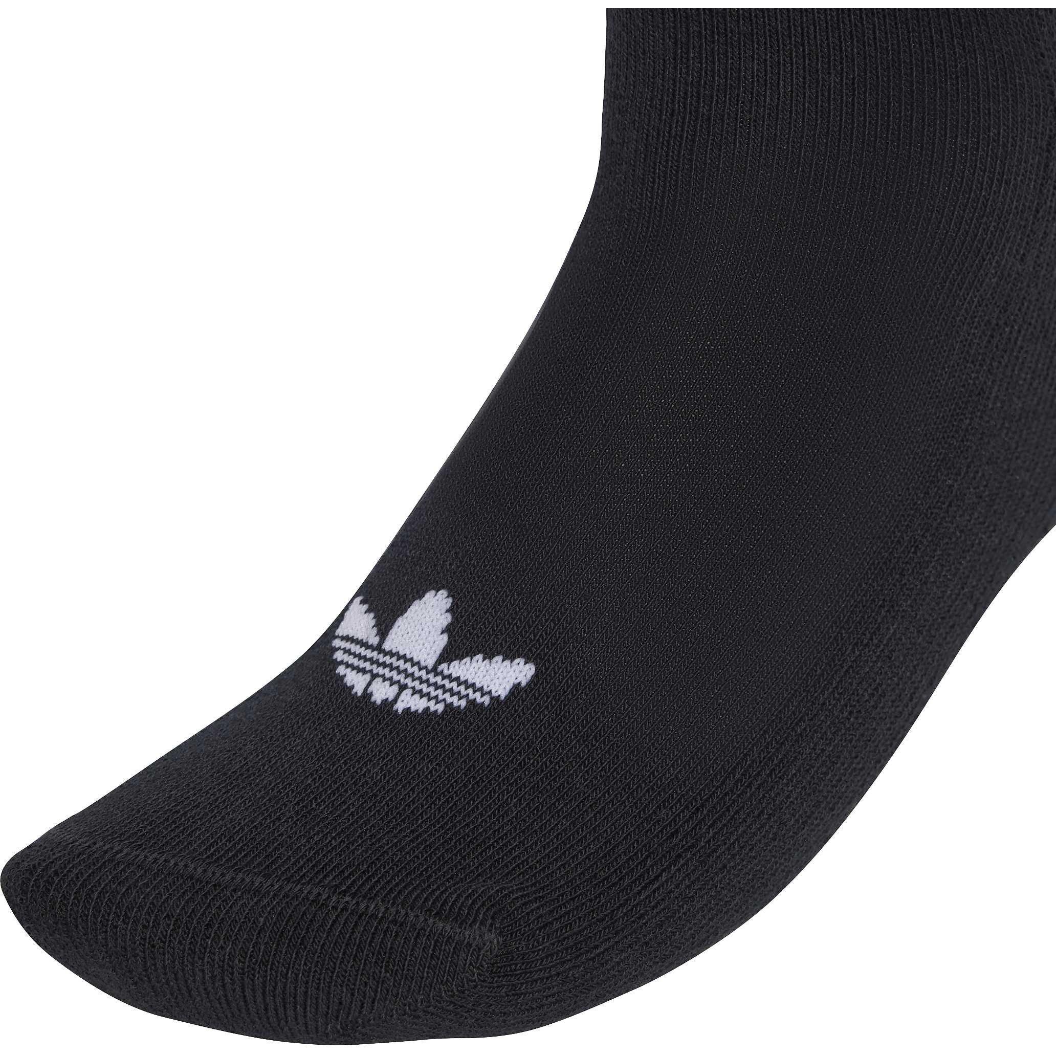 Black/Black - adidas Originals - Adidas 3S 1/4 Socks 3p 64 - 4