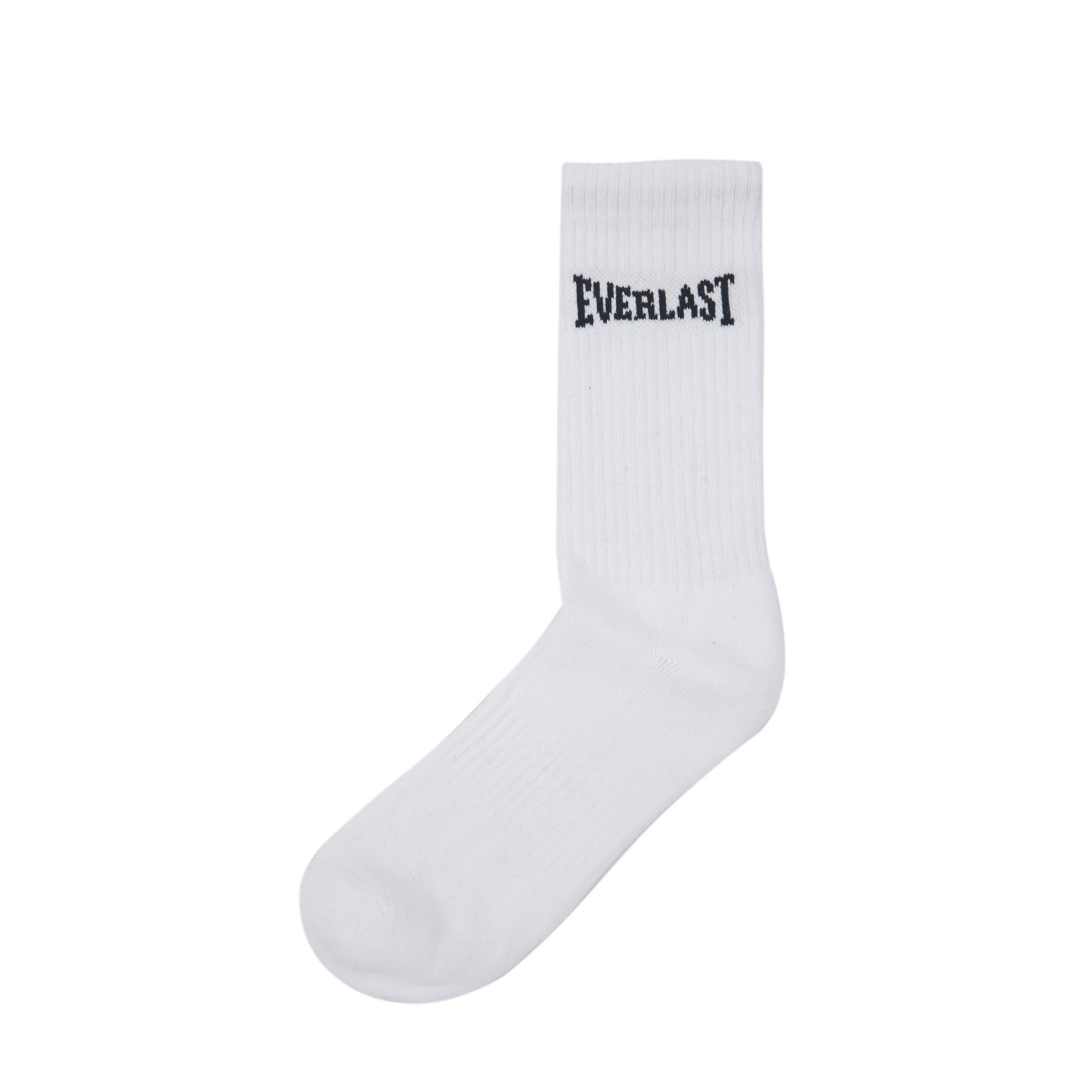 White - Everlast - 3 Pack Crew Socks Mens - 2