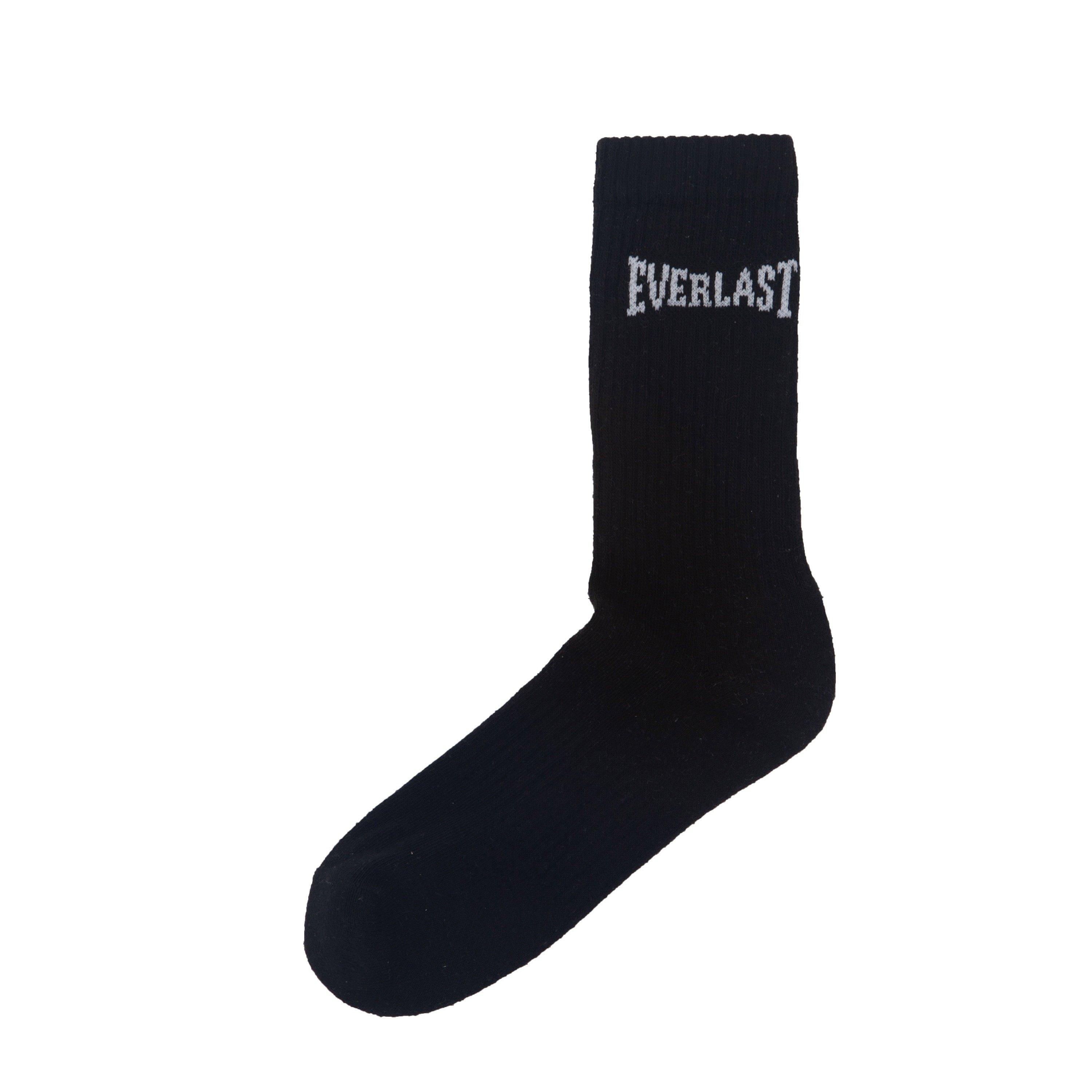 Schwarz - Everlast - 3 Pack Crew Socks Mens - 2