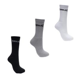 Everlast  3 Pack Crew Socks Mens