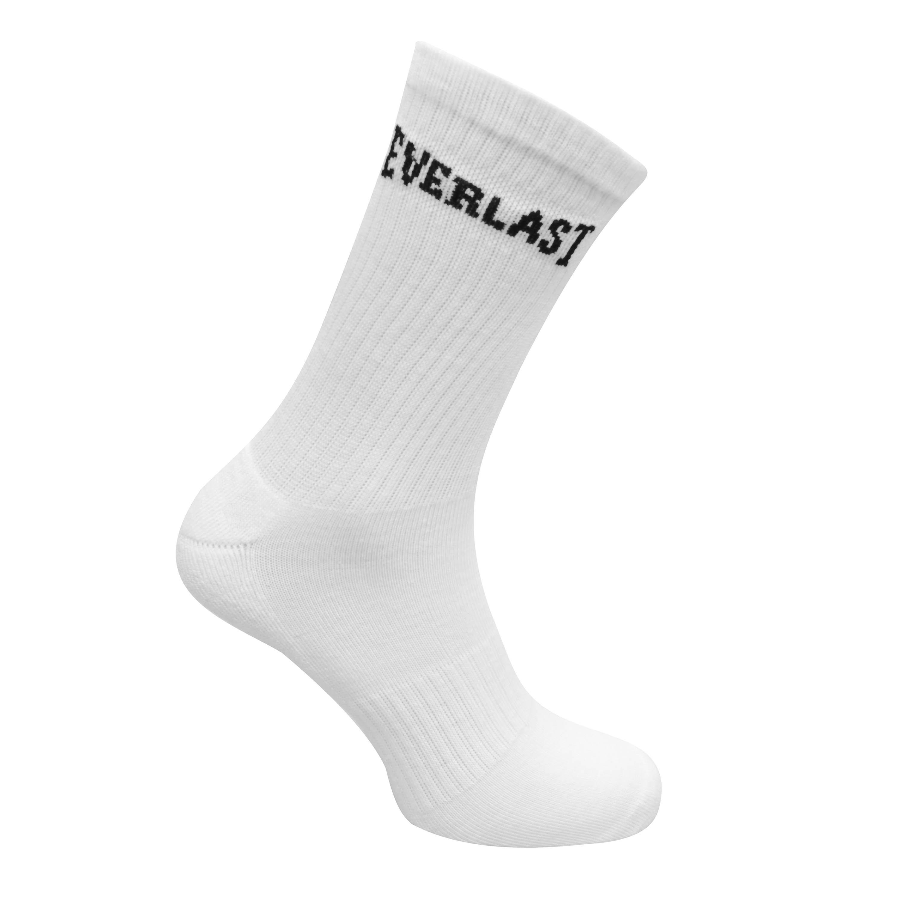 Weiß - Everlast - 3 Pack Crew Socks Mens - 2