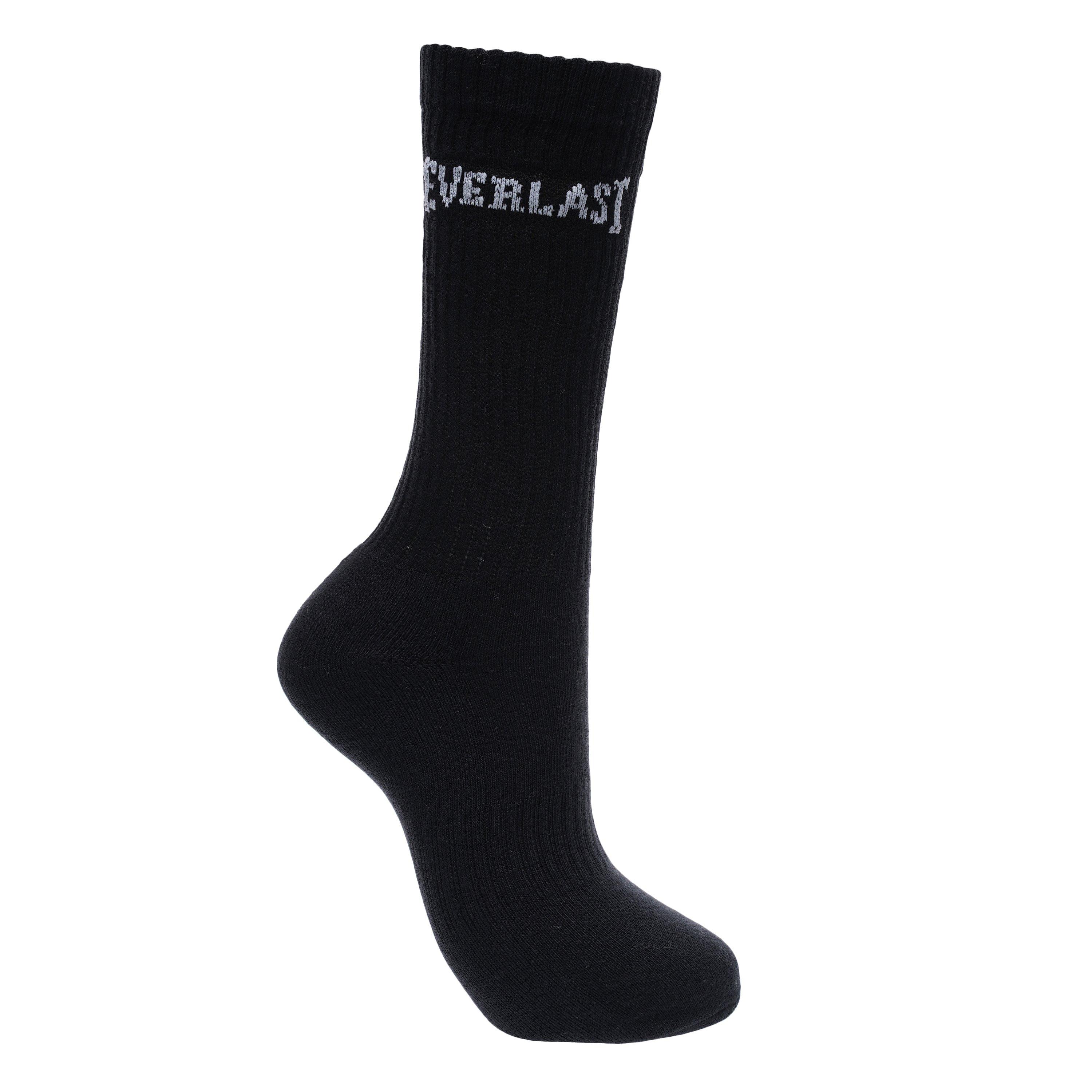 Noir - Everlast - 3 Pack Crew Socks Mens - 2