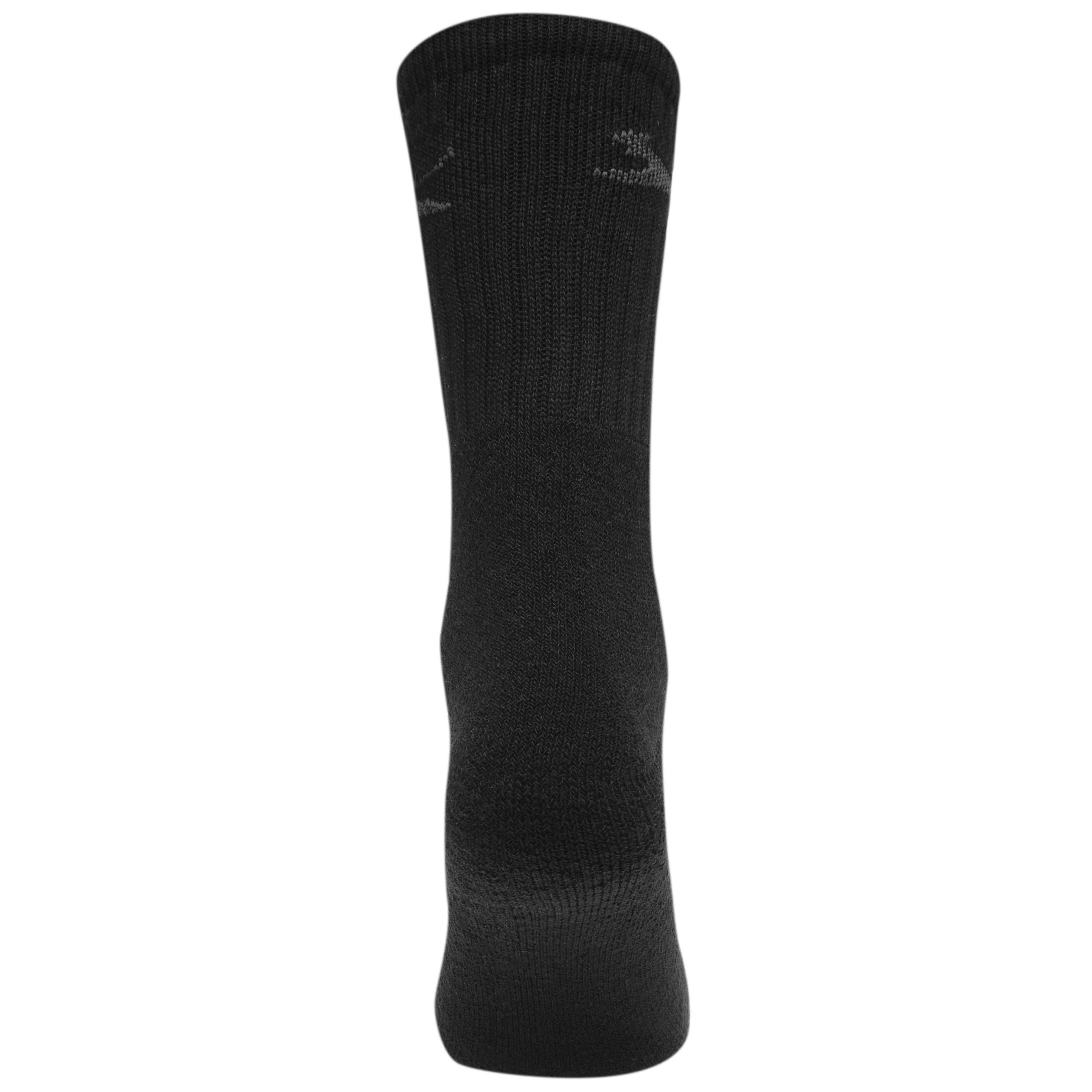 Black - Slazenger - 5 Pack Crew Socks Mens Size 7-11 - 3