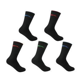 Slazenger 5 Pack Crew Socks Mens