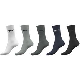 Slazenger 5 Pack Crew Socks Mens Size 7-11