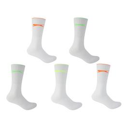 Slazenger 5 Pack Crew Socks Mens