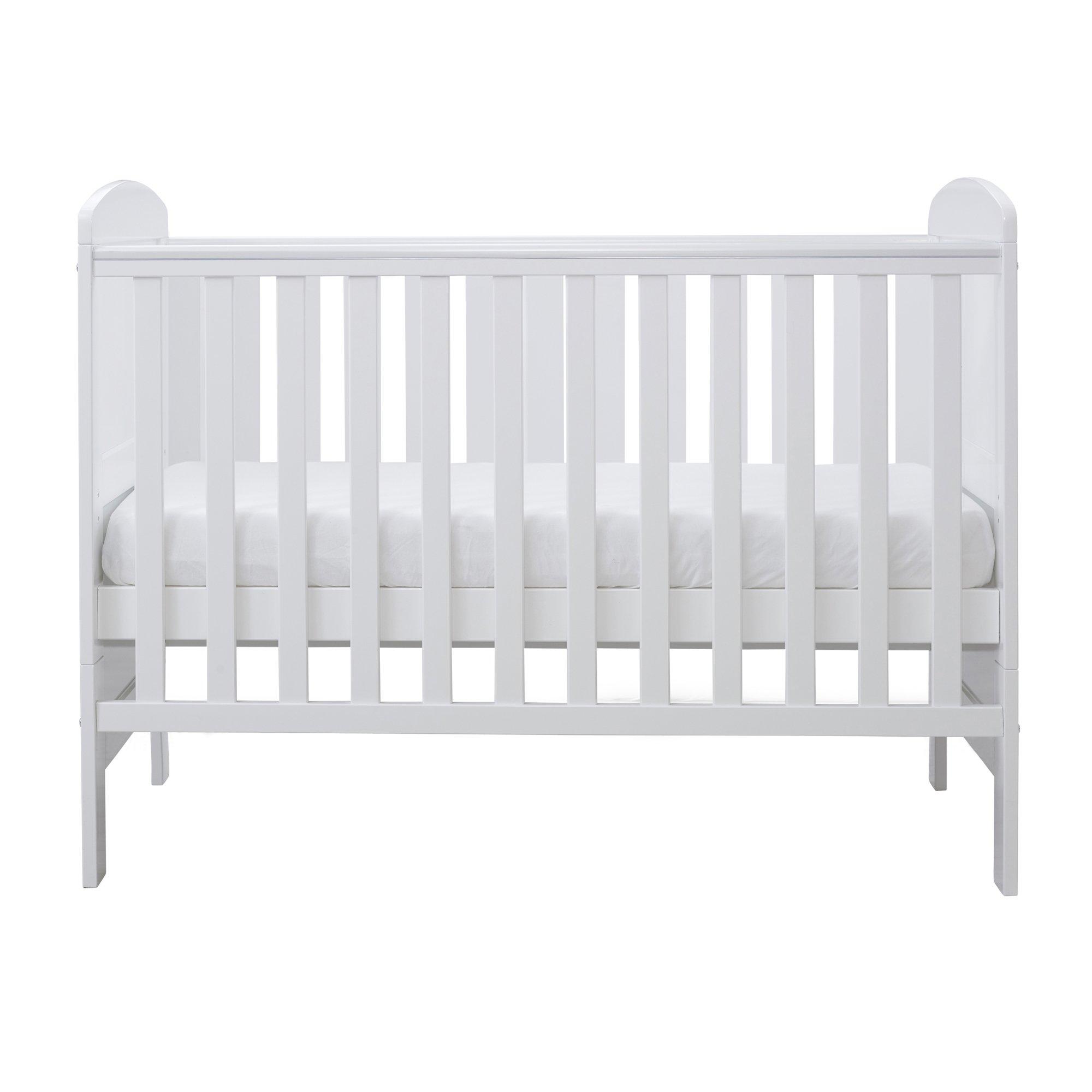 White - Ickle Bubba - Coleby Mini Cot Bed and Premium Sprung Mattress - 5