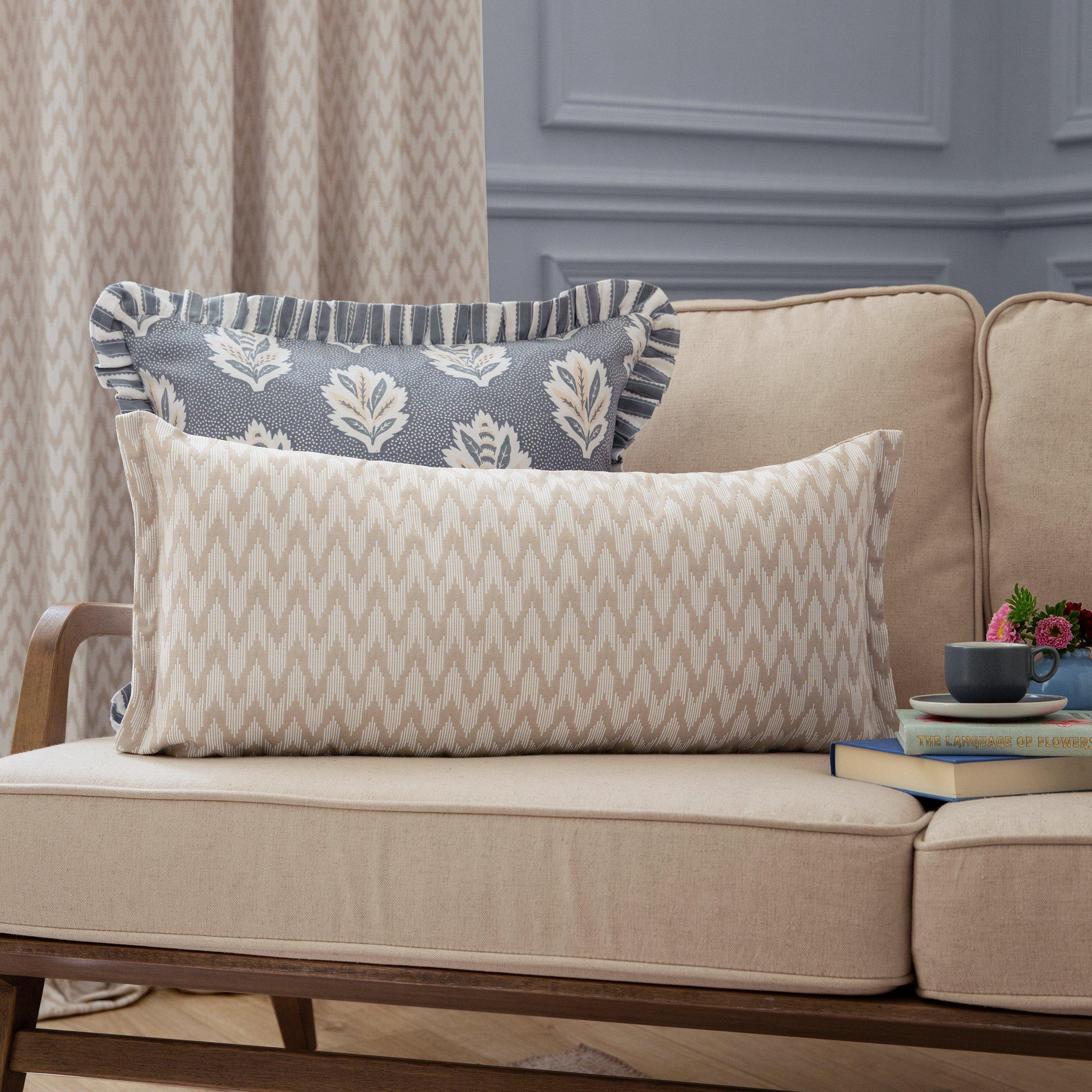 Linen - Sanderson - Hutton Woven Jacquard Feather Filled Cushion - 2