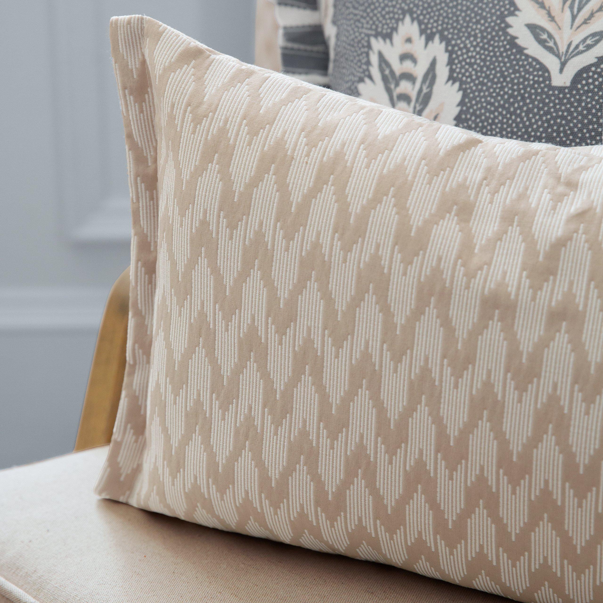 Linen - Sanderson - Hutton Woven Jacquard Feather Filled Cushion - 6