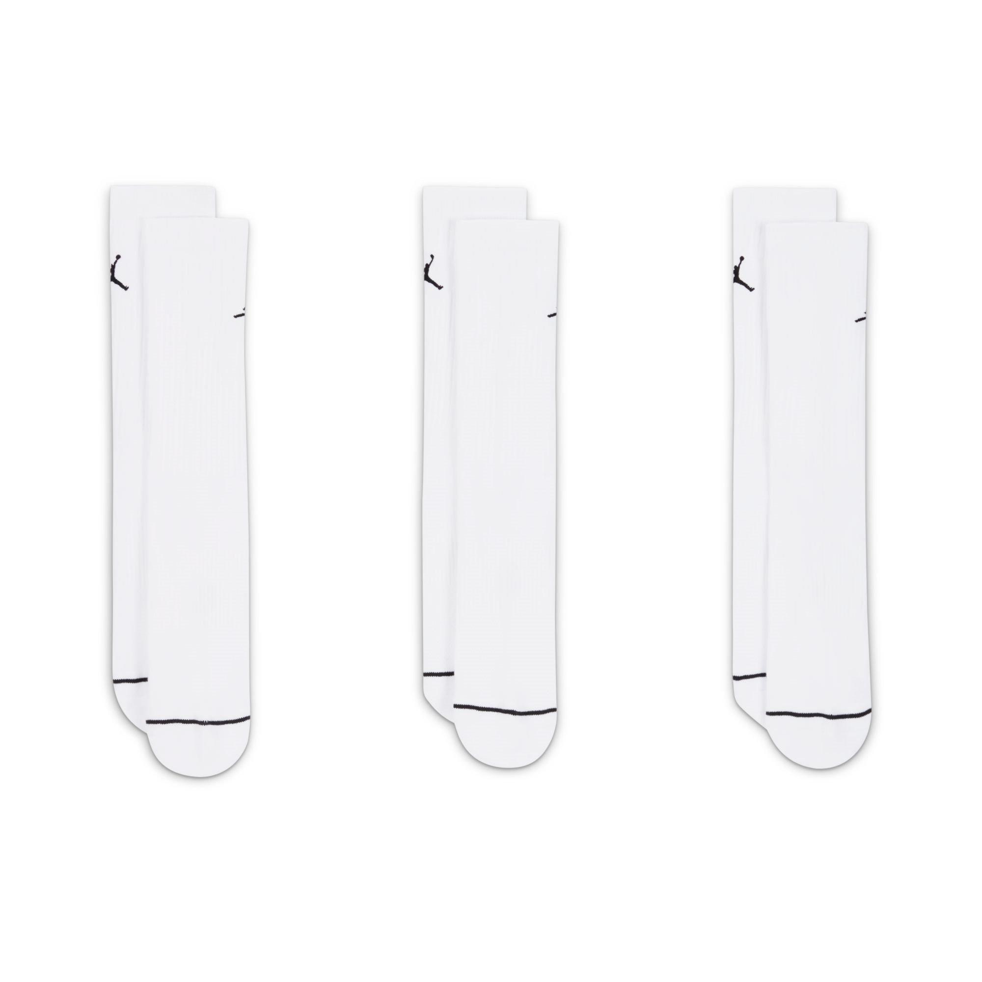 White - Air Jordan - Everyday Crew Socks (3 pairs) - 3