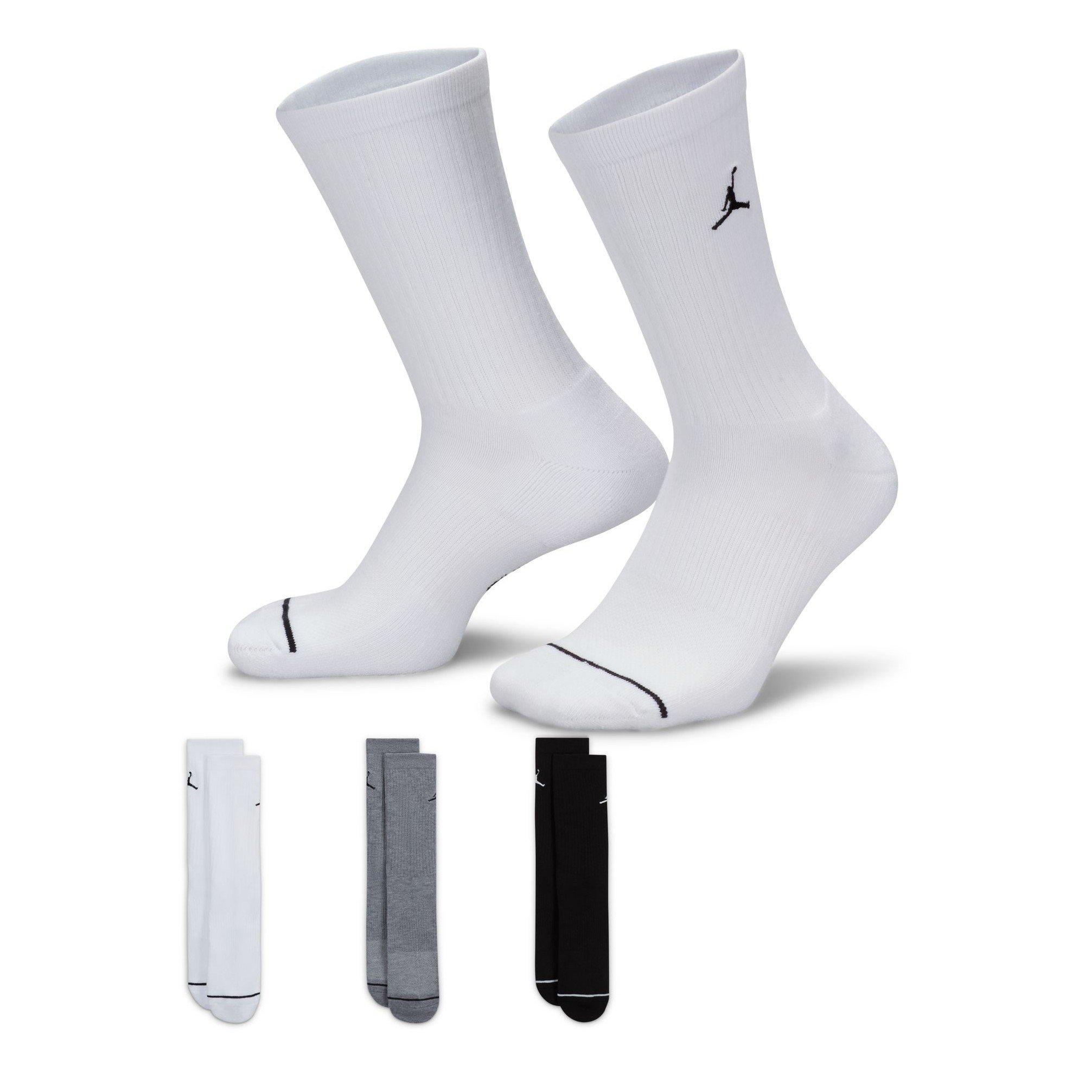 Air Jordan  Everyday Crew Socks (3 Pairs) - -Color - 11-14.5 XL
