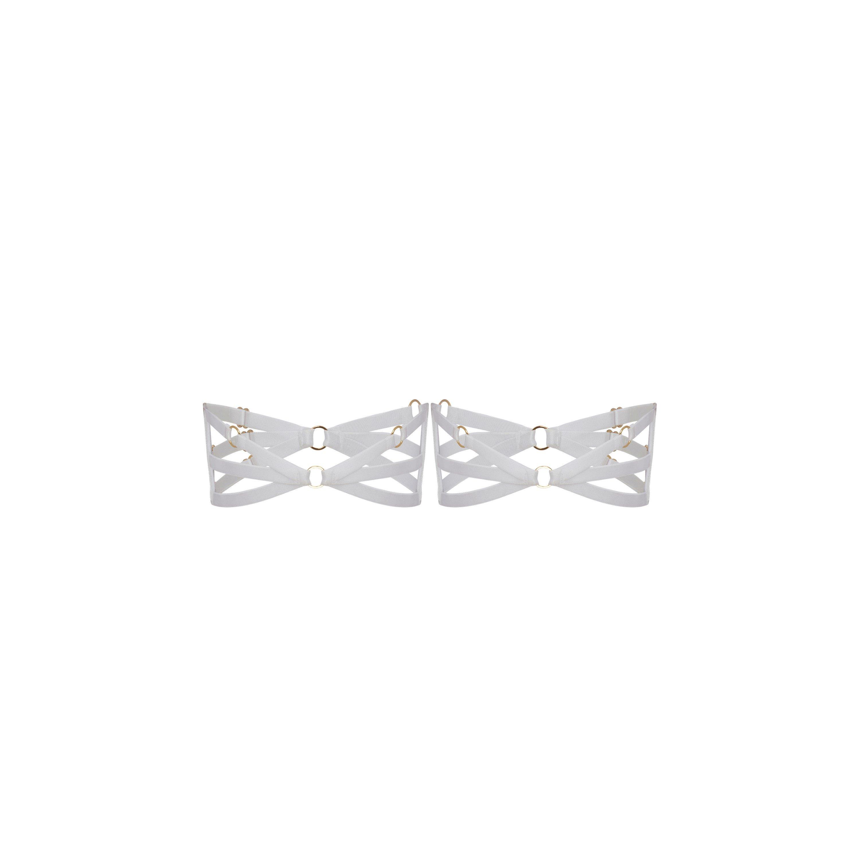 White/White - Agent Provocateur - DIONI Garter Set