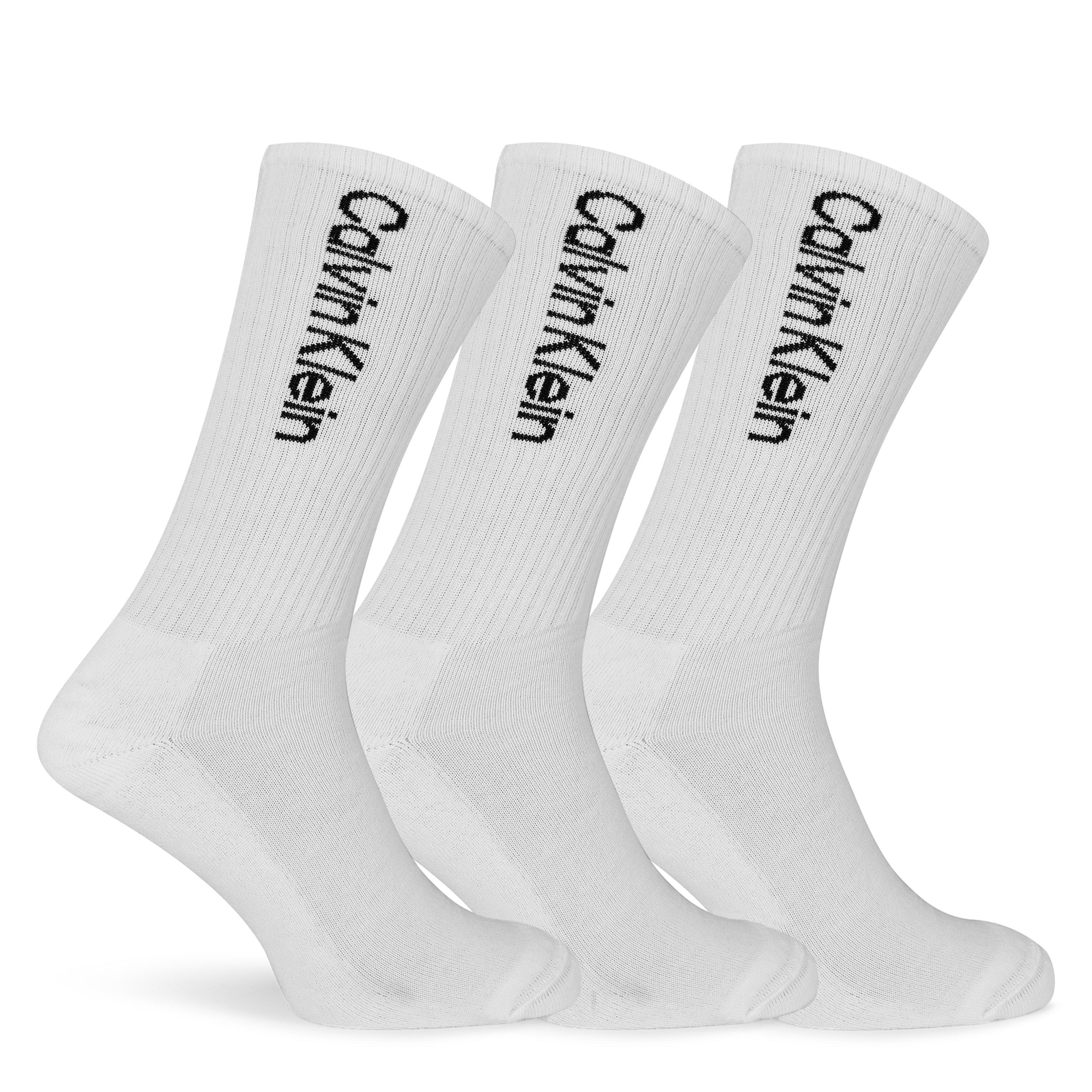 White - Calvin Klein - 3 Pack Sport Crew Socks - 1
