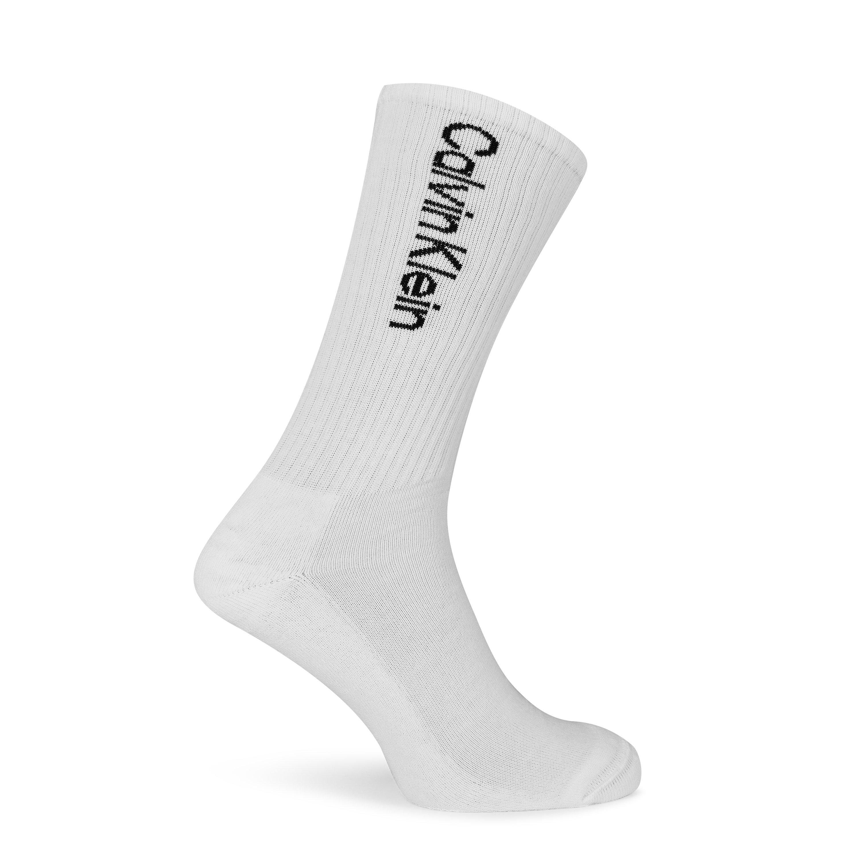 Blk/Wht/Gry - Calvin Klein - 3 Pack Sport Crew Socks - 4