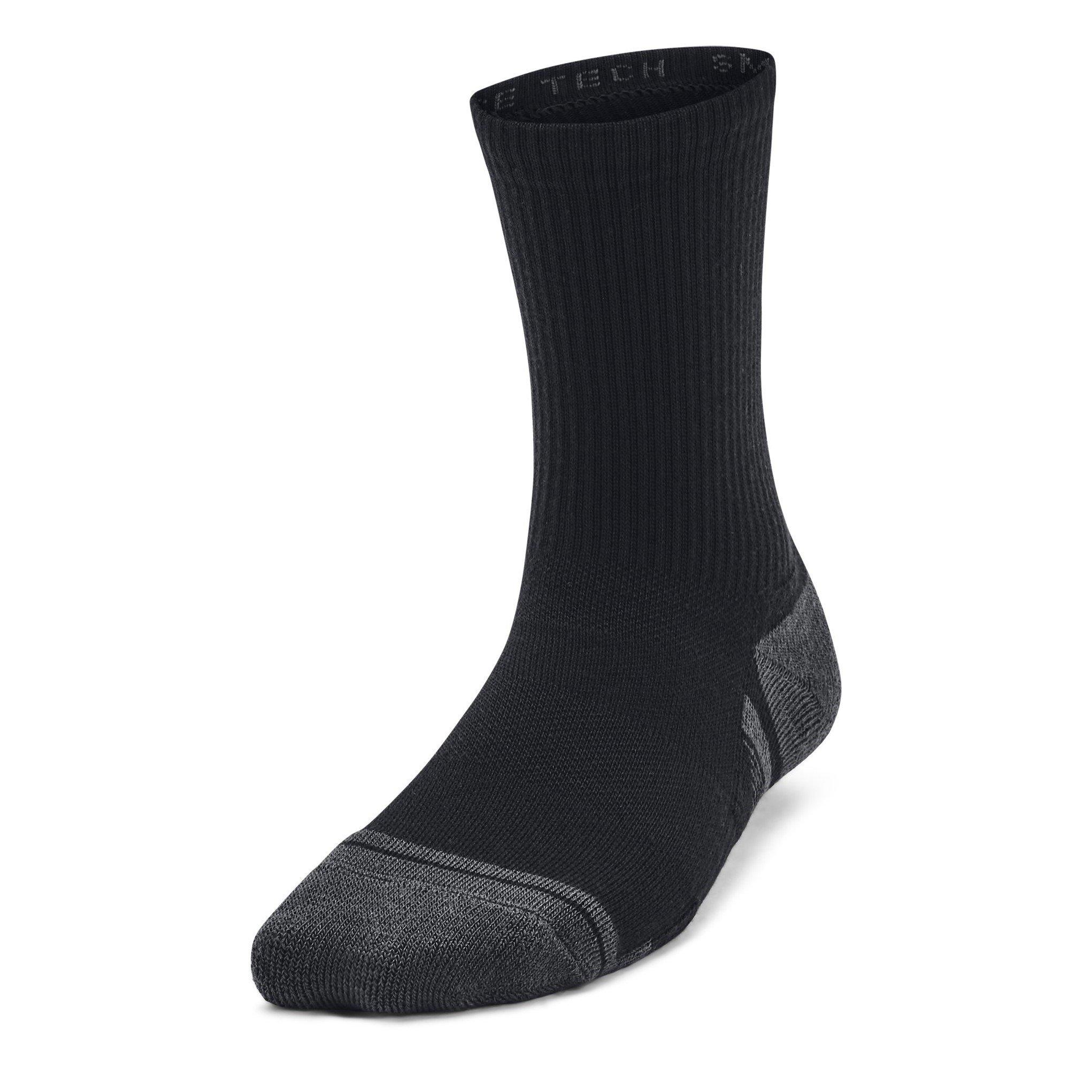 Black - Under Armour - UA Performance Tech 3-Pack Crew Socks Kids' - 2