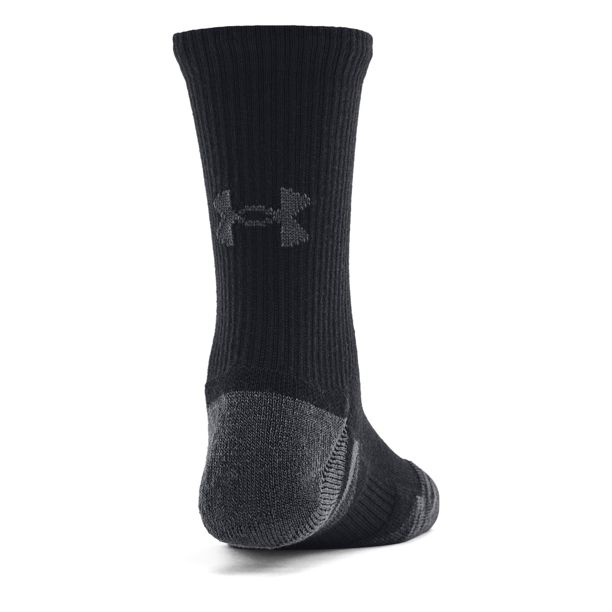 Black - Under Armour - UA Performance Tech 3-Pack Crew Socks Kids' - 3