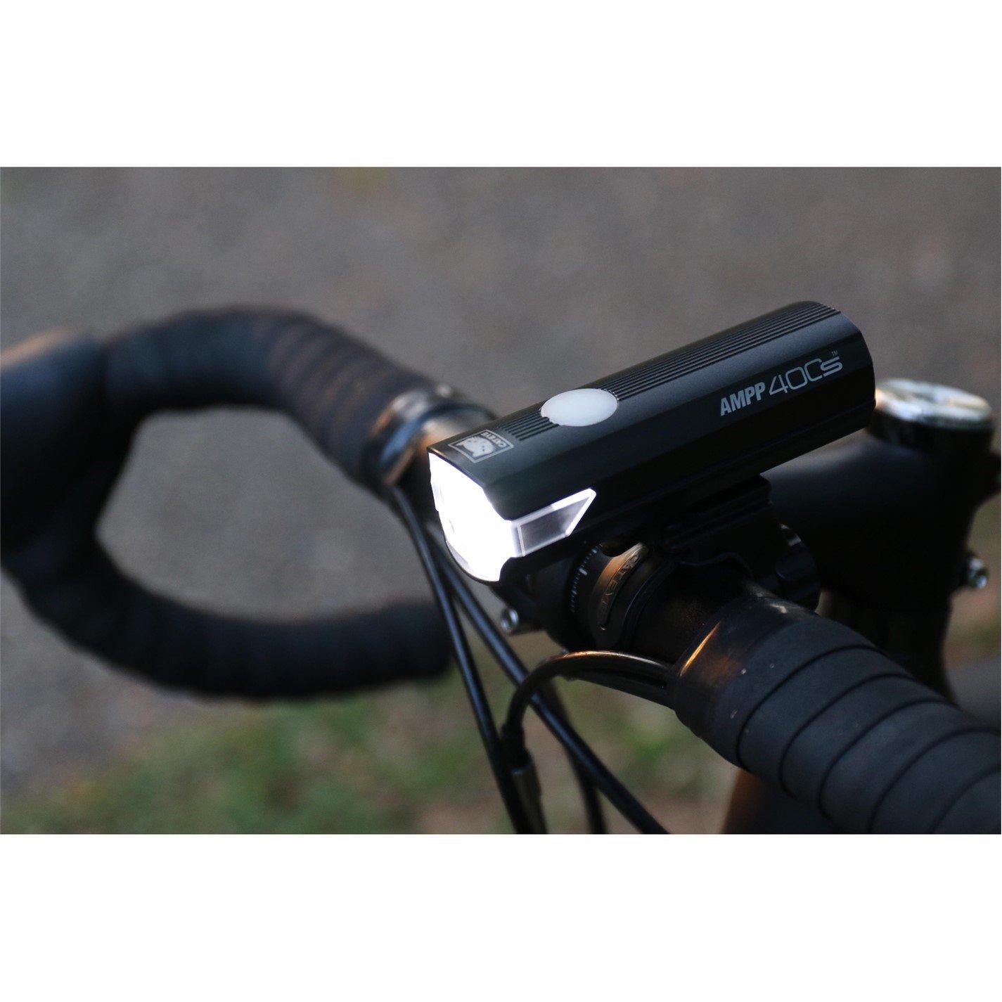 Black - Cateye - AMPP 400S Front Bike Light - 2