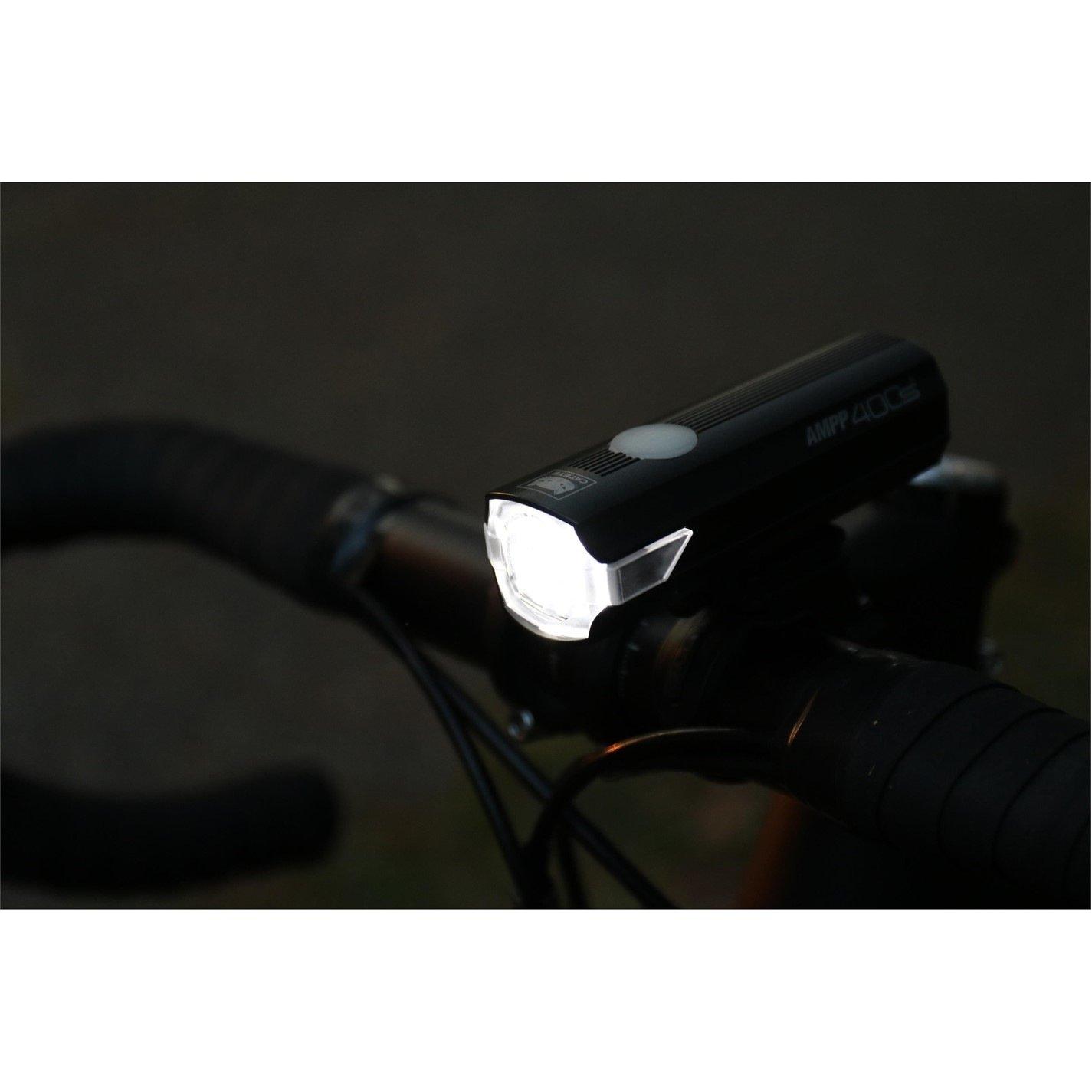 Black - Cateye - AMPP 400S Front Bike Light - 3
