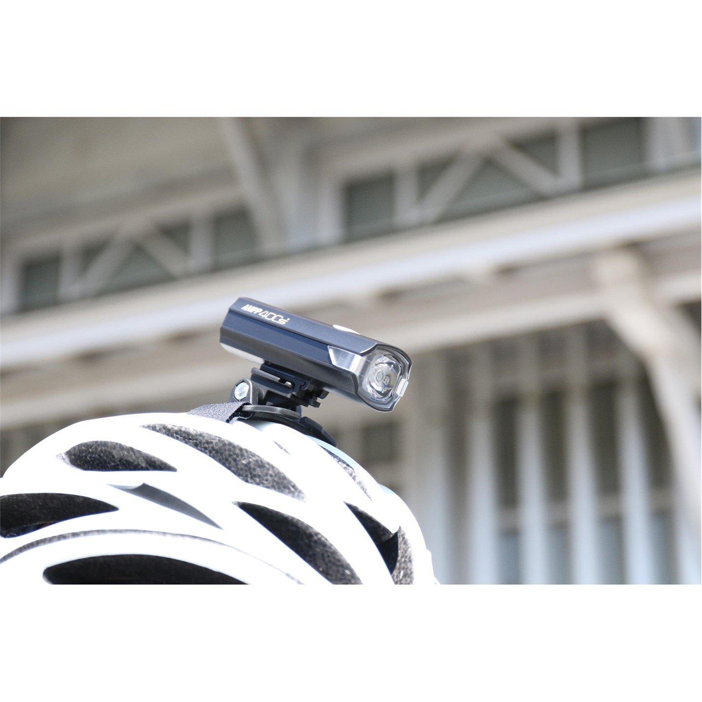 Black - Cateye - AMPP 400S Front Bike Light - 5