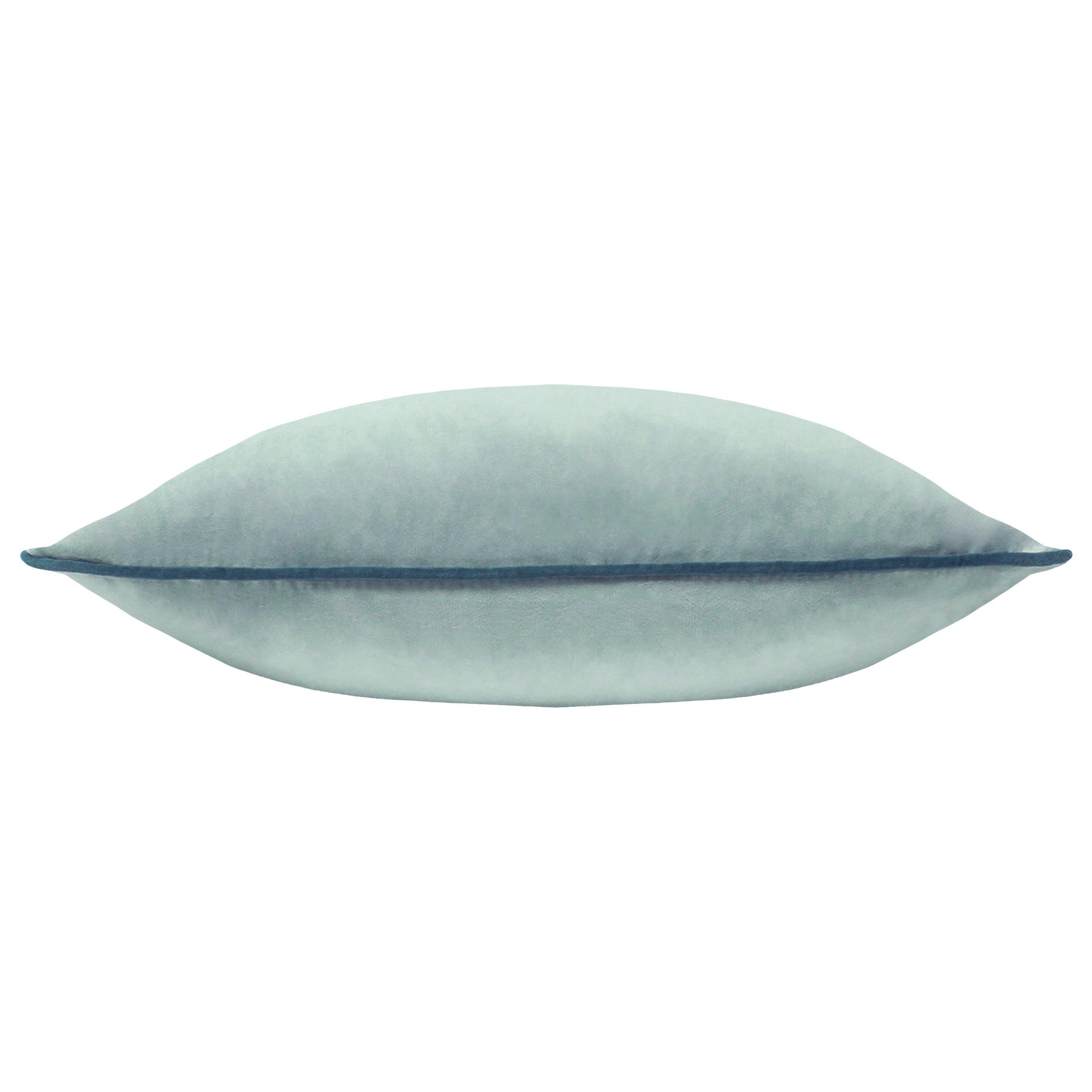 Mineral/Teal - Furn - Meridian Velvet Feather Filled Cushion - 4