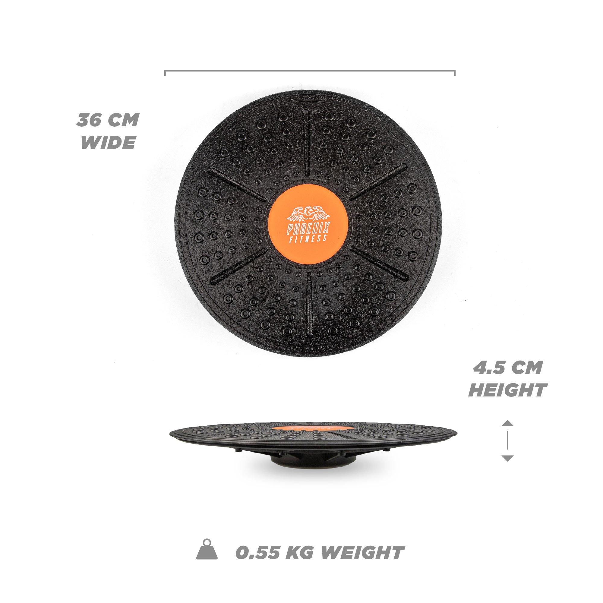 Black - Phoenix Fitness - Phoenix Fitness  36cm Body Balance Board - 5
