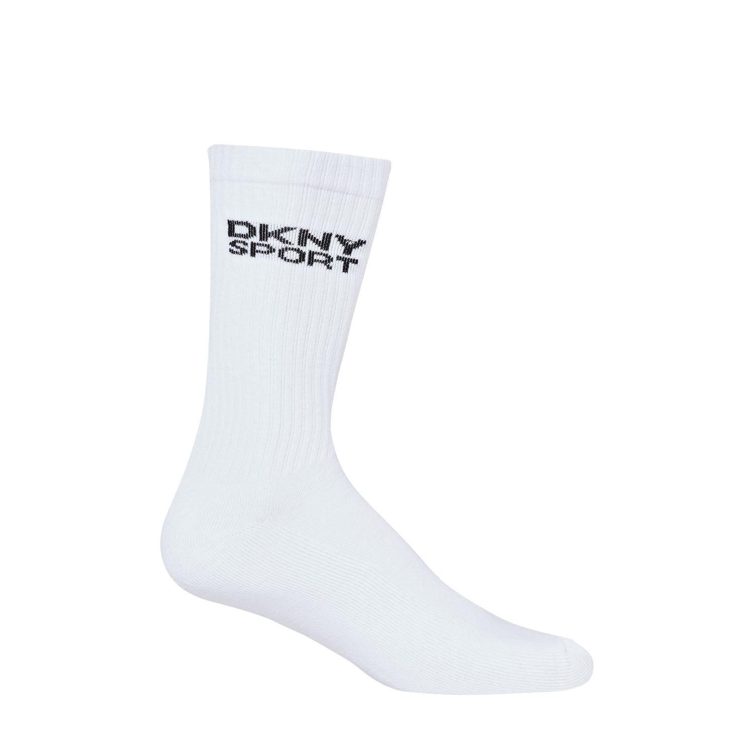 Hvid - DKNY - 3 Pack Mens Sports Socks Radde - 2