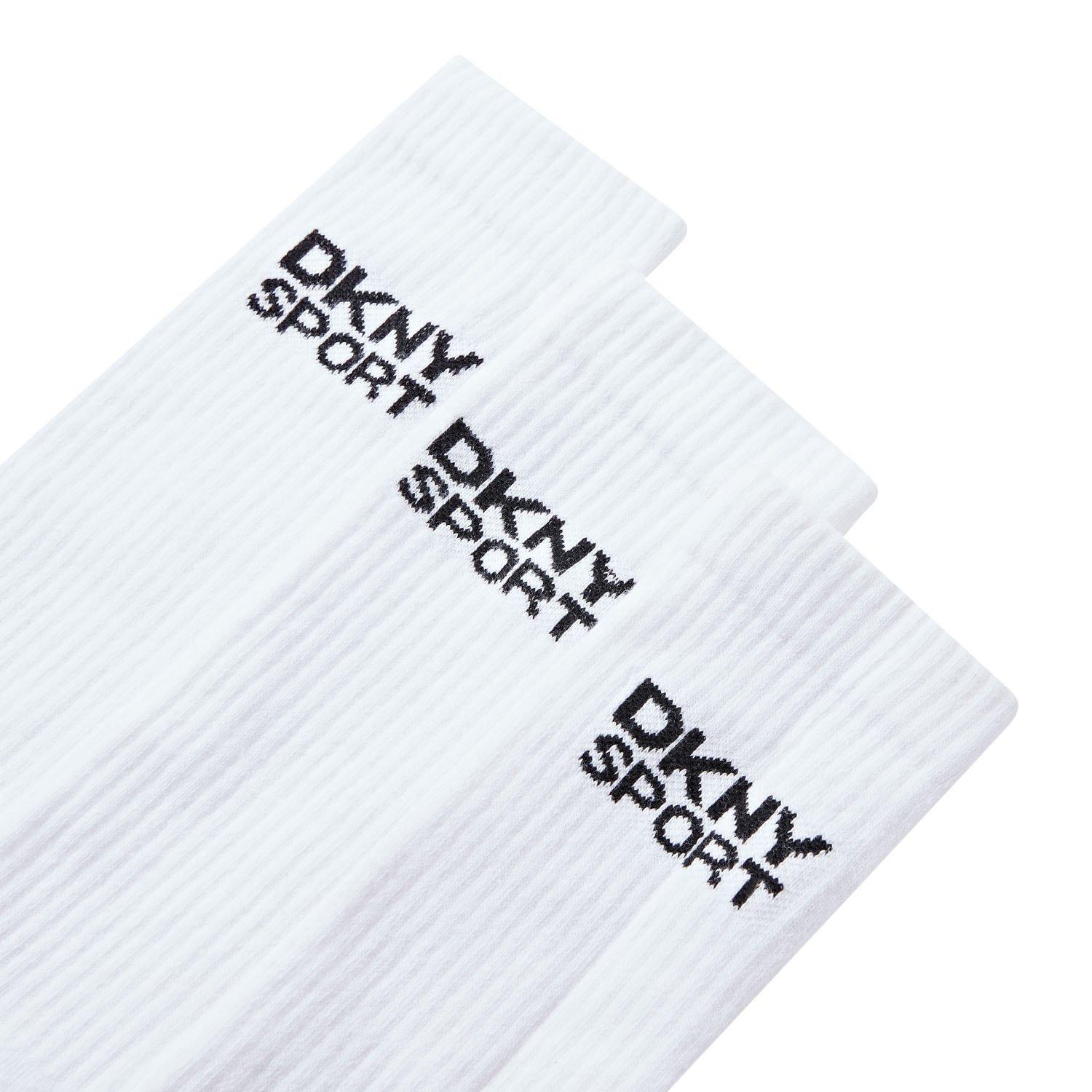 Hvid - DKNY - 3 Pack Mens Sports Socks Radde - 3